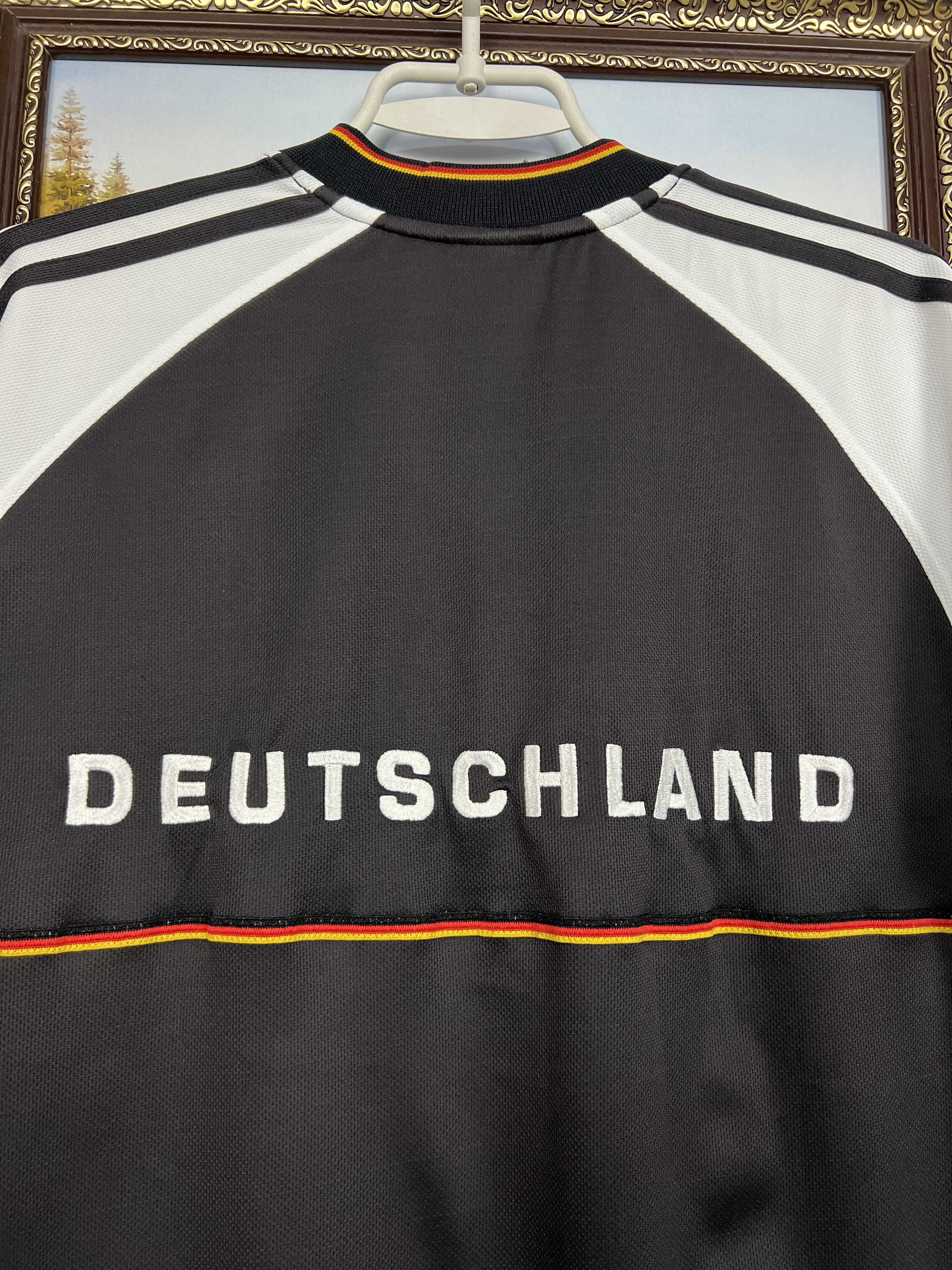 Adidas Vintage 90's Adidas Germany Deutschland Shirt Olympics Size US L / EU 52-54 / 3 - 10 Thumbnail