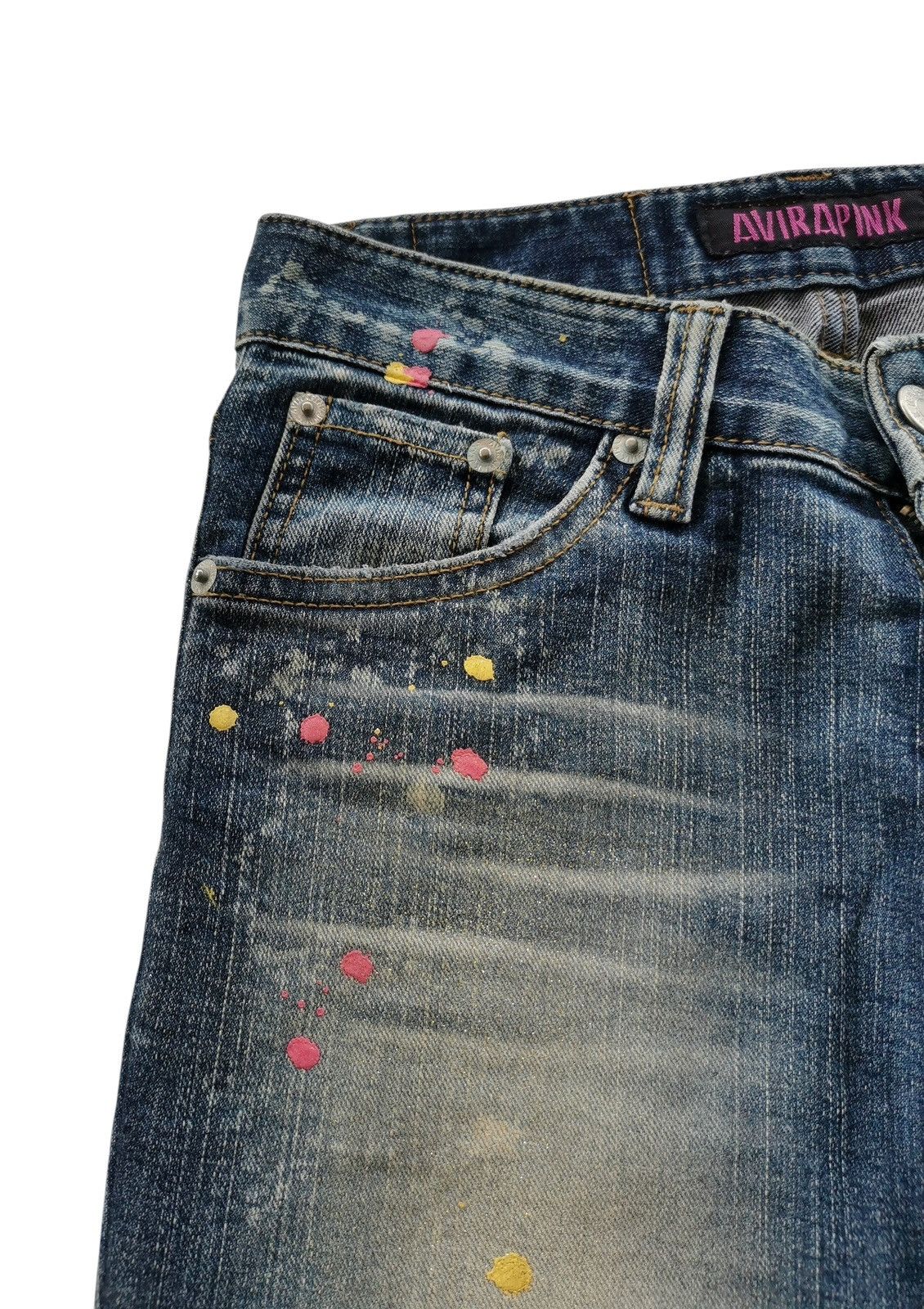 5351 POUR LES FEMMES Avirapink Flare, Bootcut Painter Jeans Size 25" / US 0 / IT 36 - 9 Thumbnail