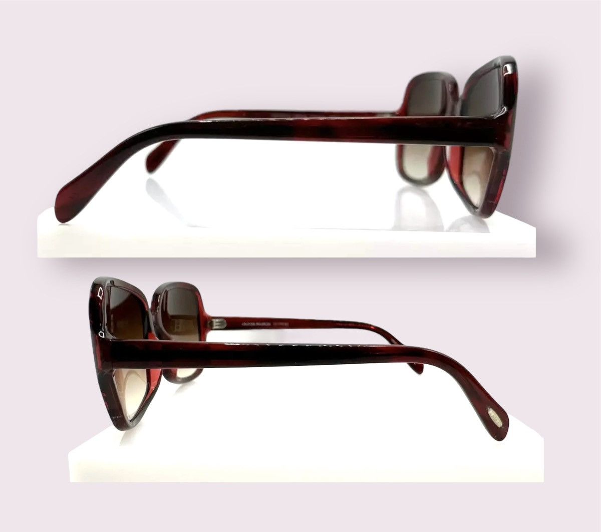 Oliver Peoples Sunglasses Francisca Red Oversized + Case