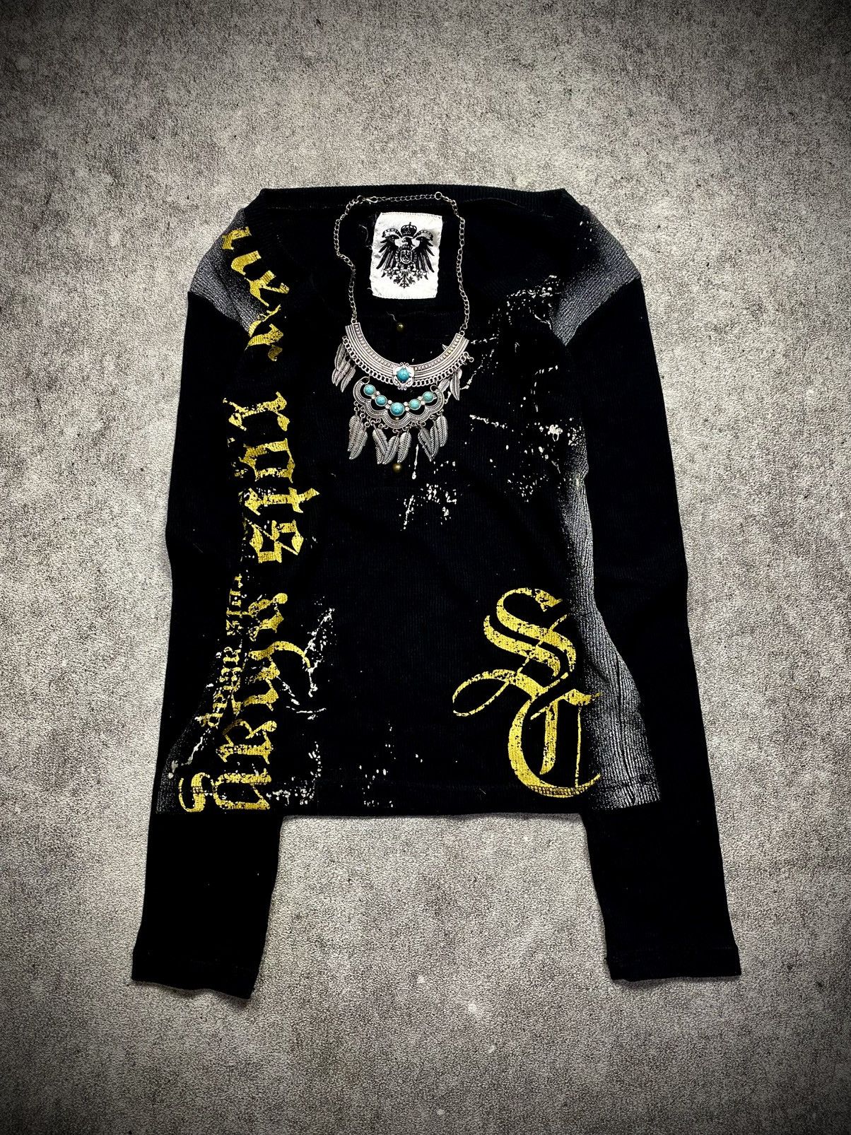 14th Addiction 00s Japanese Poem Vkei style Longslevee Size US S / EU 44-46 / 1 - 1 Thumbnail