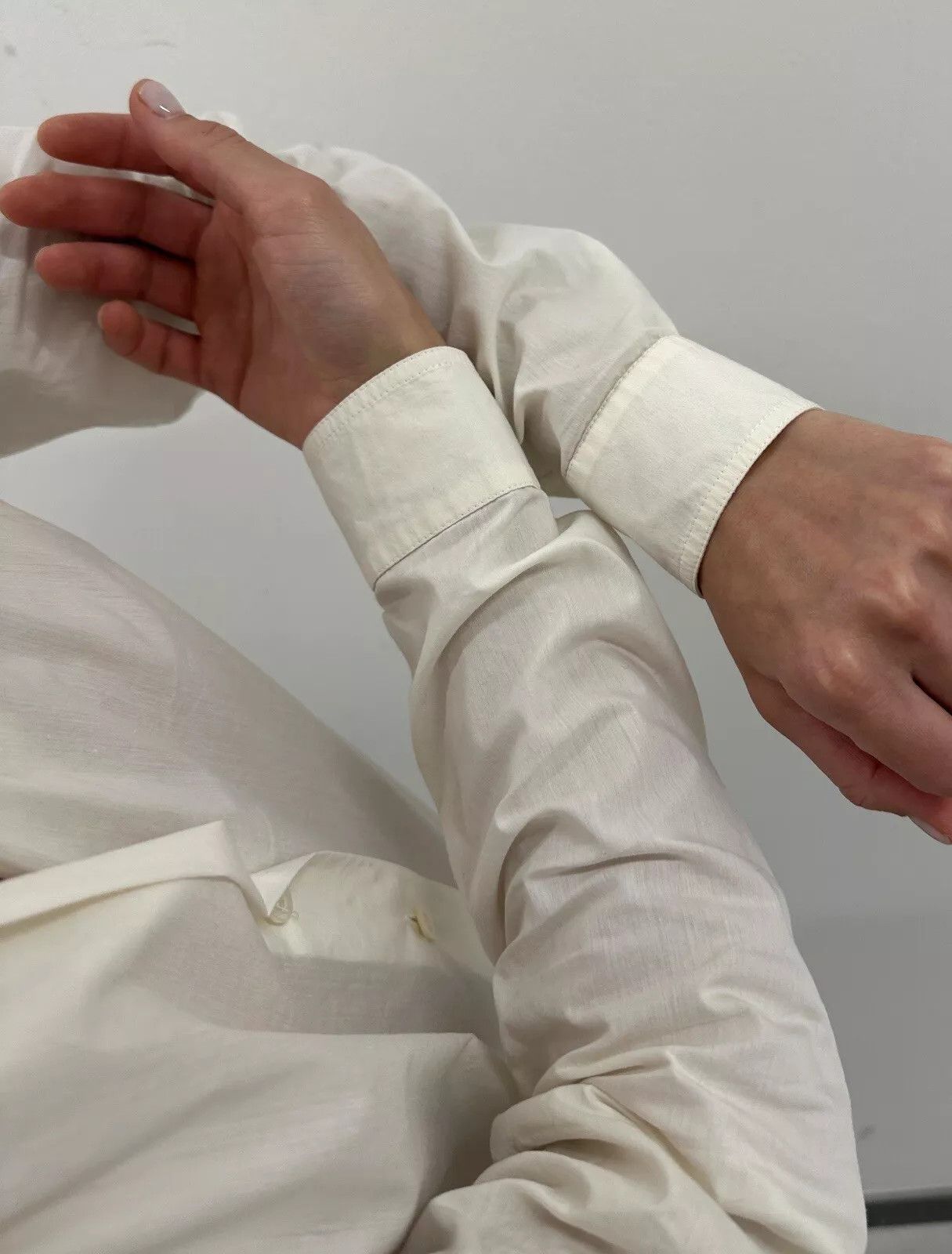 Gucci Vintage Gucci by Tom Ford Archive Cotton Shirt with Tie Size S / US 4 / IT 40 - 11 Thumbnail
