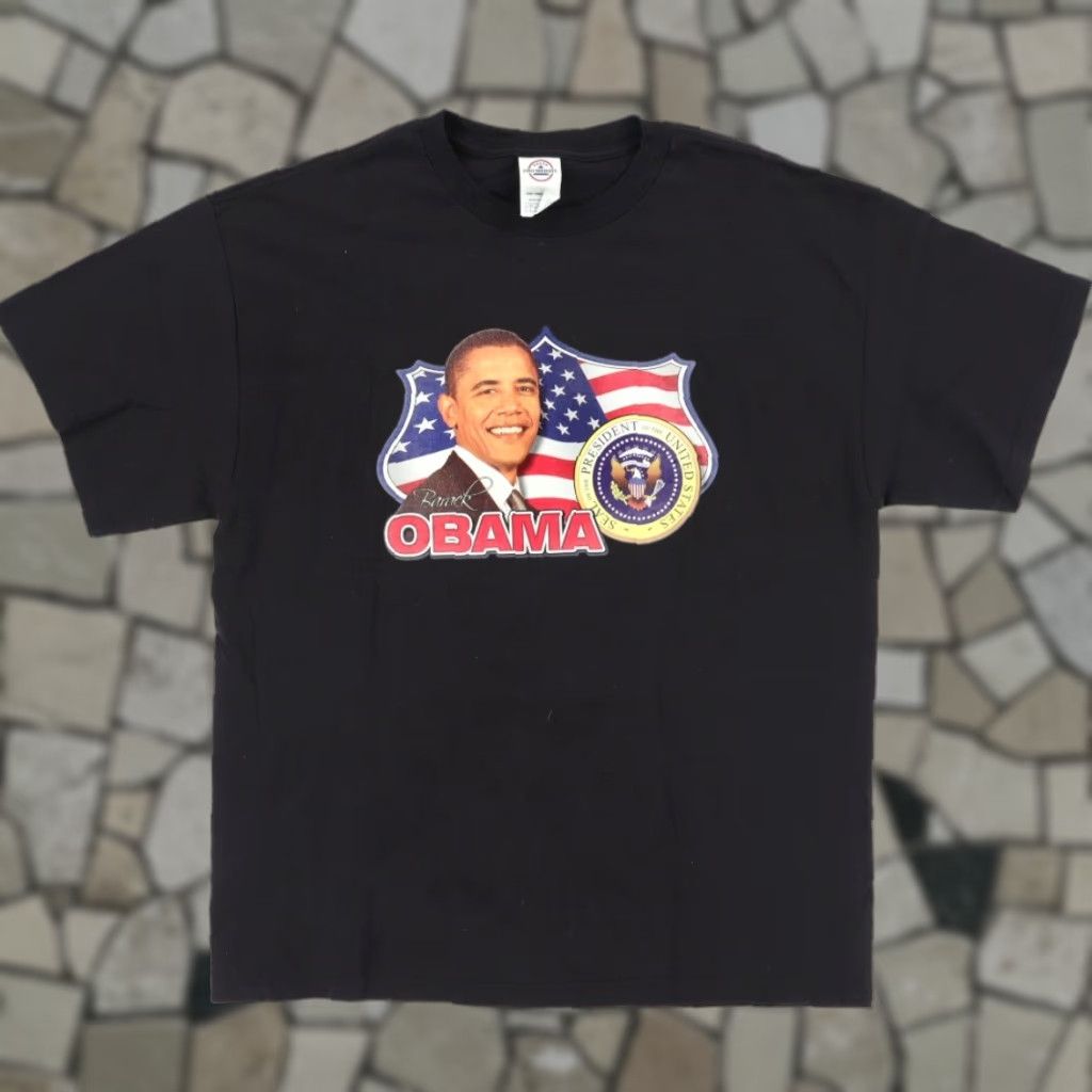 Delta Delta Barack Obama Presidential Seal Solid T-Shirt Black Men's L Size US L / EU 52-54 / 3 - 1 Thumbnail