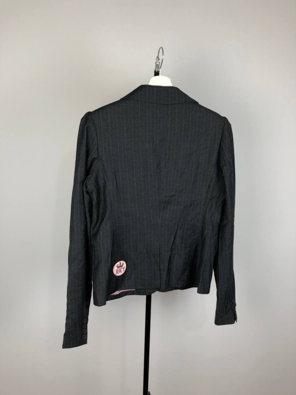 Juicy Couture Juicy Couture Wool Blazer Gray size L Size L / US 10 / IT 46 - 6 Thumbnail