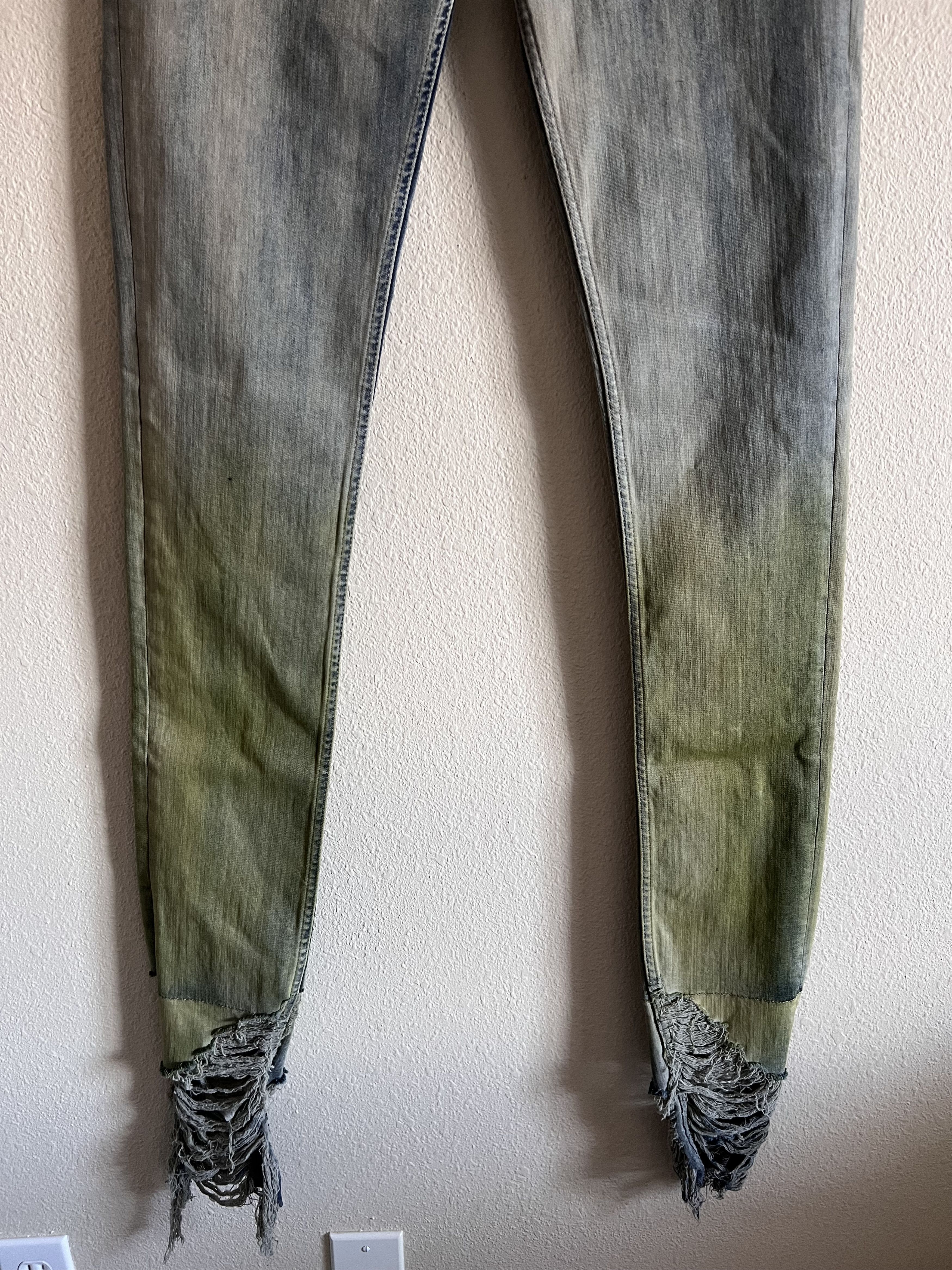Rick Owens Rick Owens Tyrone Cut Jeans in Pearl Acid Degrade Size US 33 - 3 Thumbnail