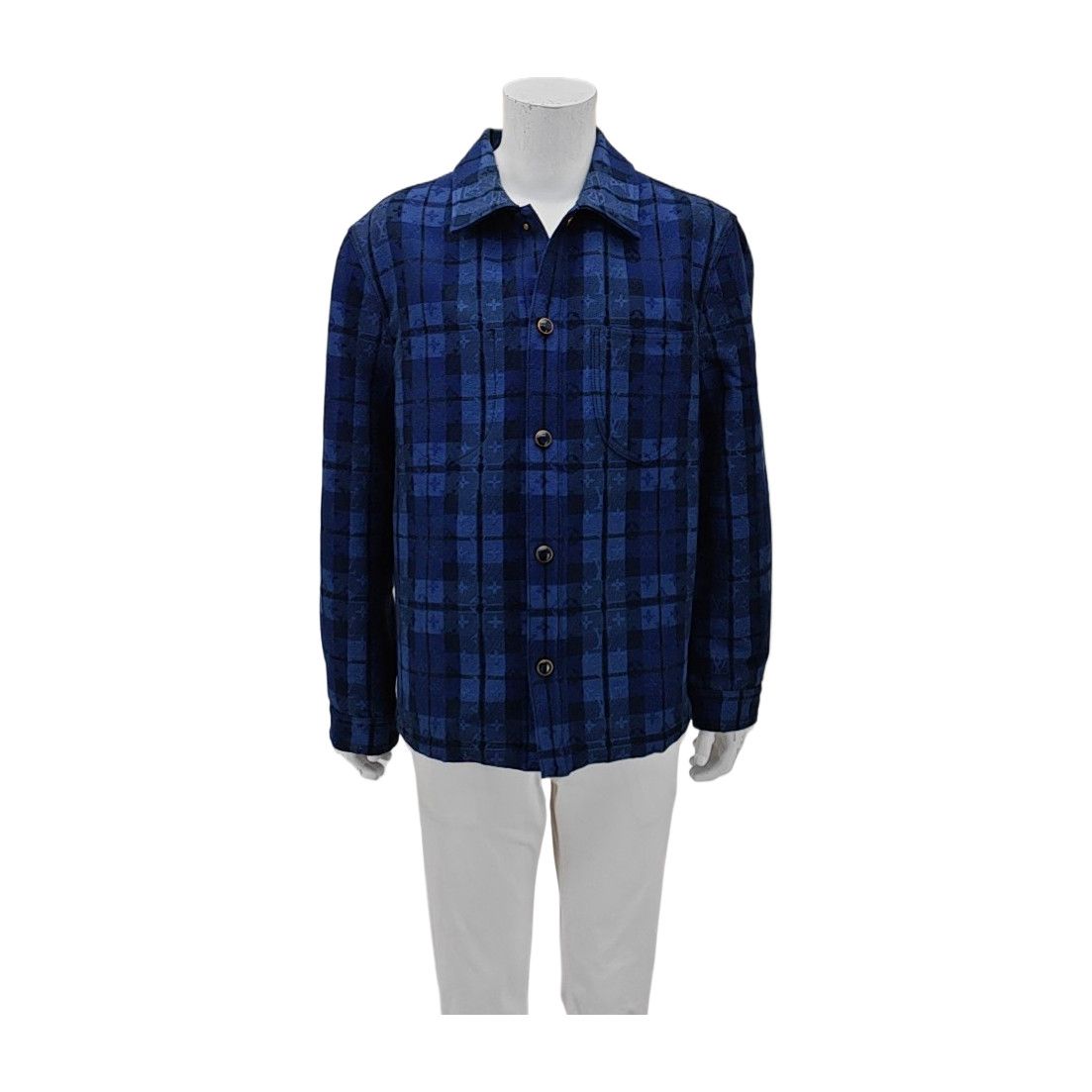 Louis Vuitton Louis Vuitton Monogram Plaid Overshirt XXL Size US XXL / EU 58 / 5 - 1 Thumbnail