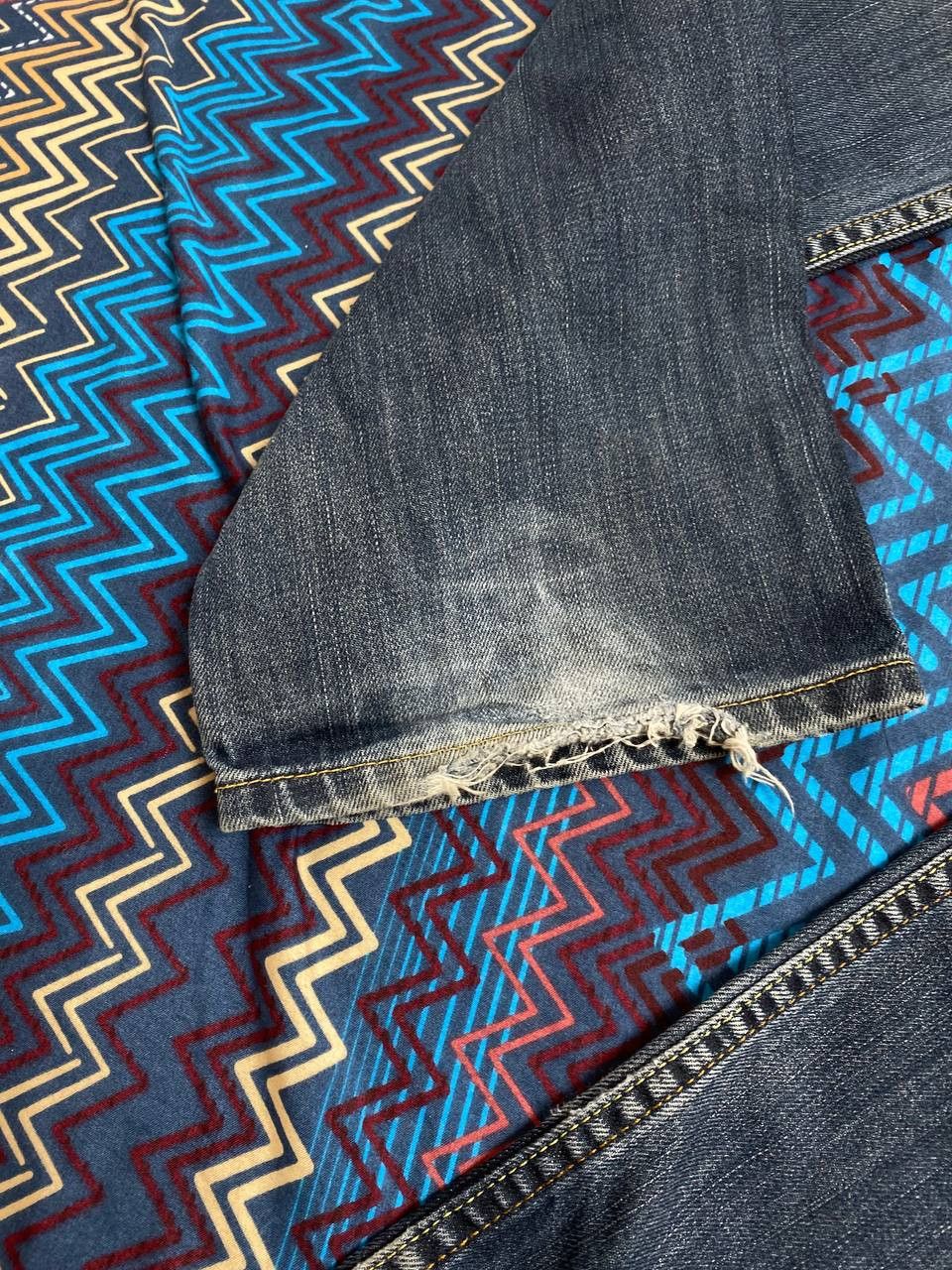 Levi's Crazy vintage y2k faded washed Levi’s denim jeans skater Size US 32 / EU 48 - 11 Thumbnail