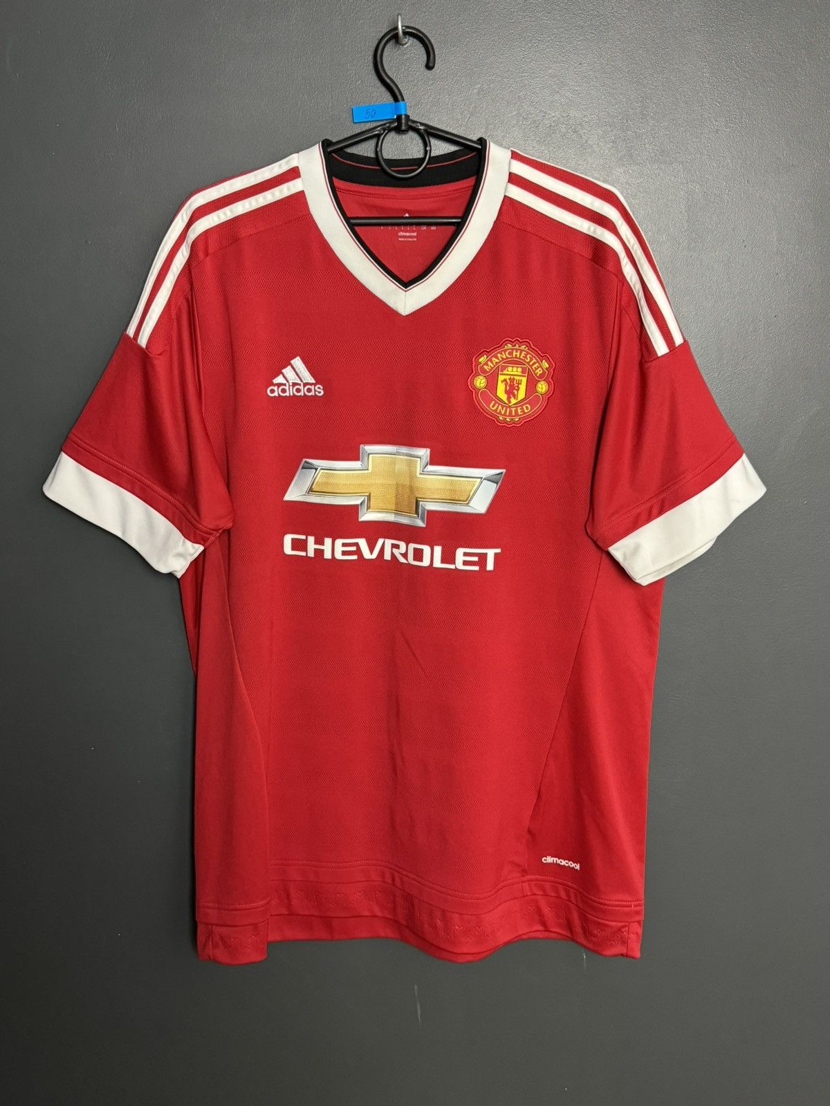Adidas Manchester United 15/16 Home Blind Football Jersey Size US L / EU 52-54 / 3 - 2 Thumbnail