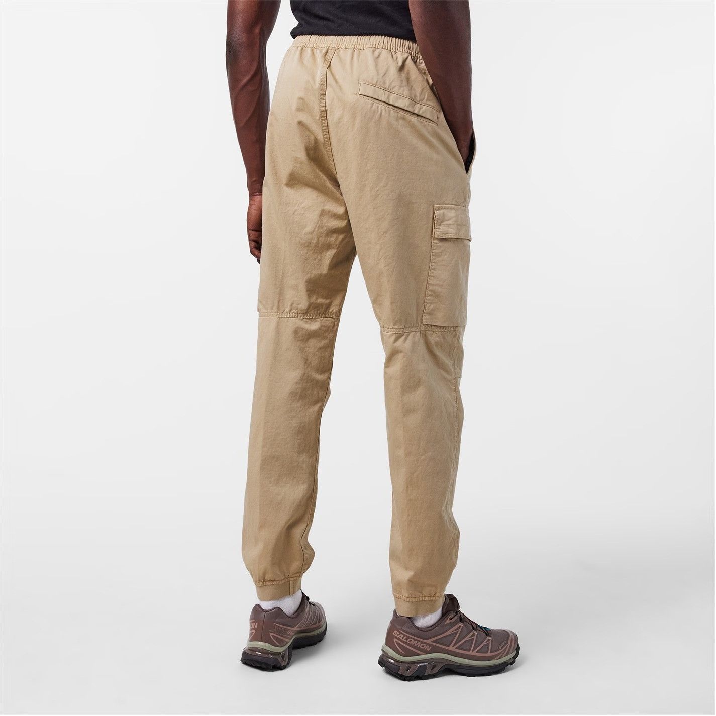 Stone Island o1g2r1mq0526 Satin Cargo Trousers in Beige Size US 38 / EU 54 - 6 Thumbnail