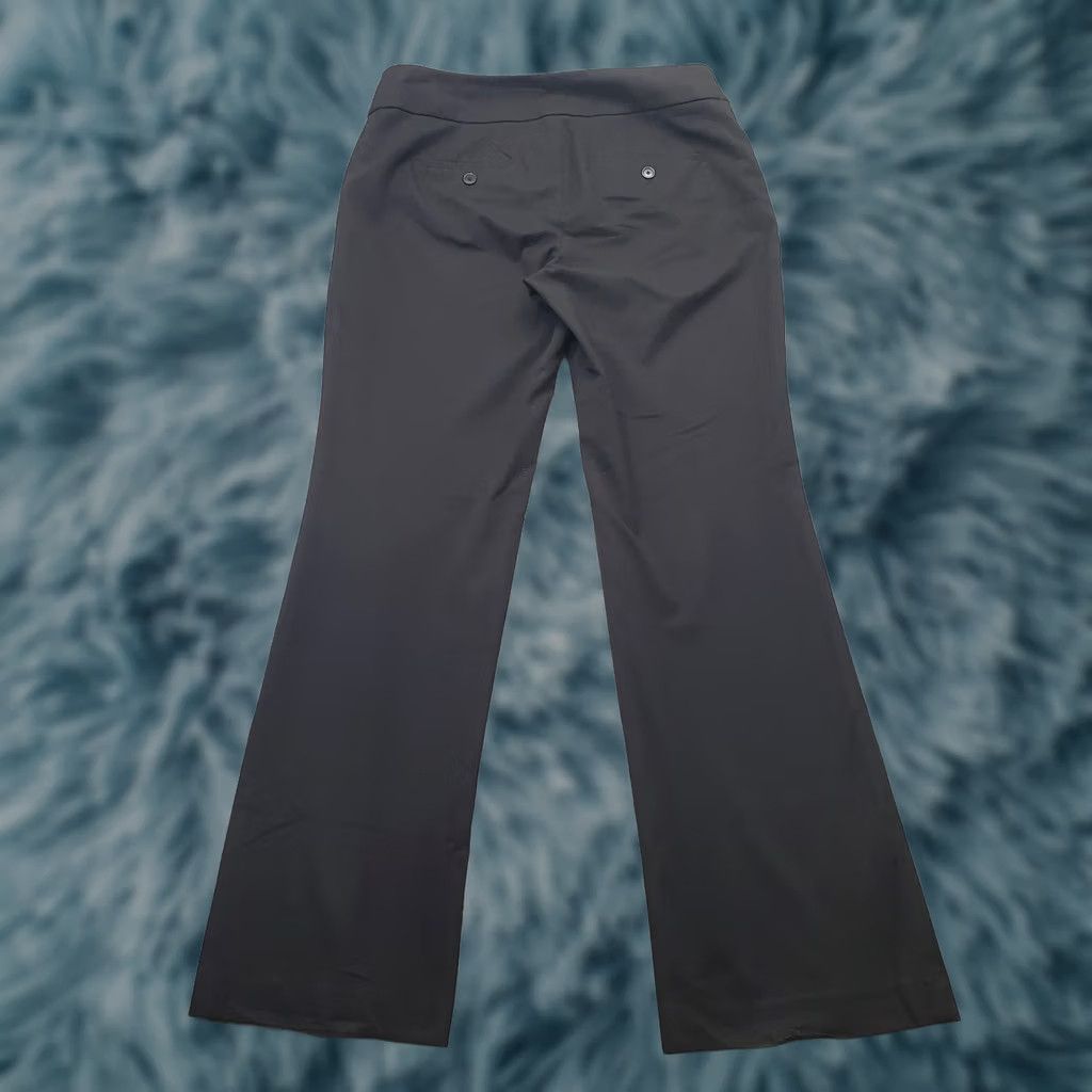 Loft Loft Julie Dress Pants Womens Size 8 Black Flared Leg Hook & Eye Length 32 in Size 30" / US 8 / IT 44 - 1 Thumbnail