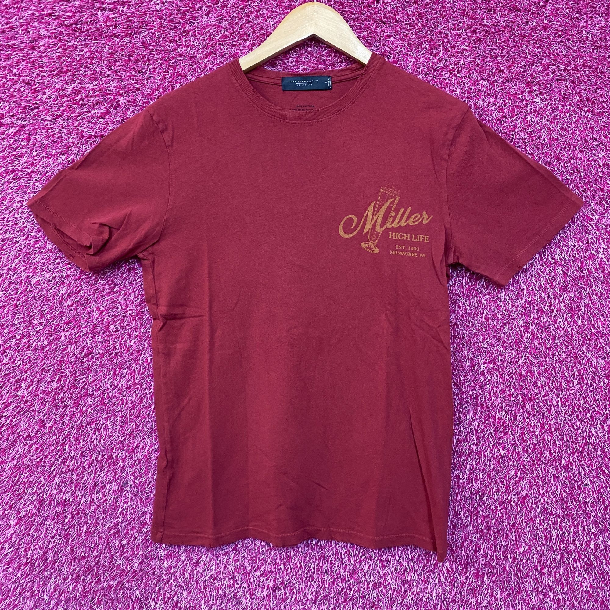 Junk Food Junk Food Clothing Miller High Life Sportsman's Club T-Shirt Size US S / EU 44-46 / 1 - 1 Thumbnail