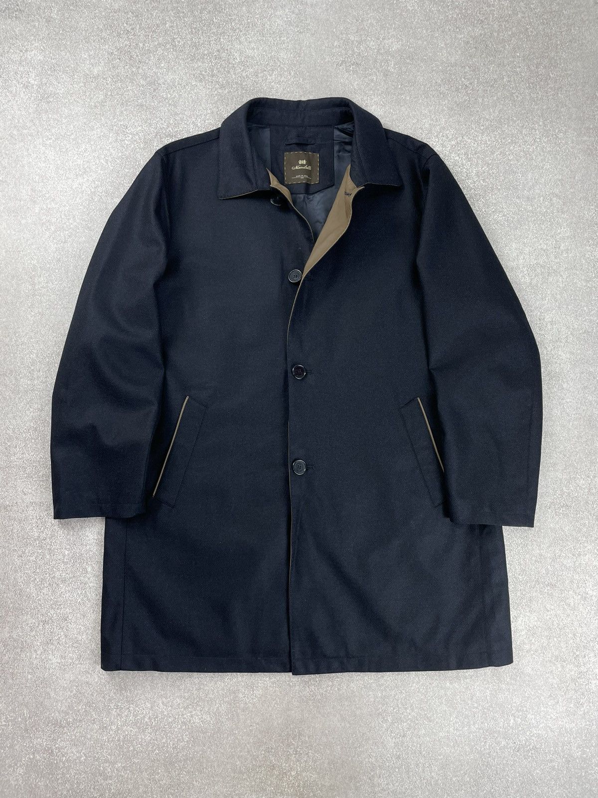 Mandelli Wool/Cashmere ing. Loro Piana Coat Jacket