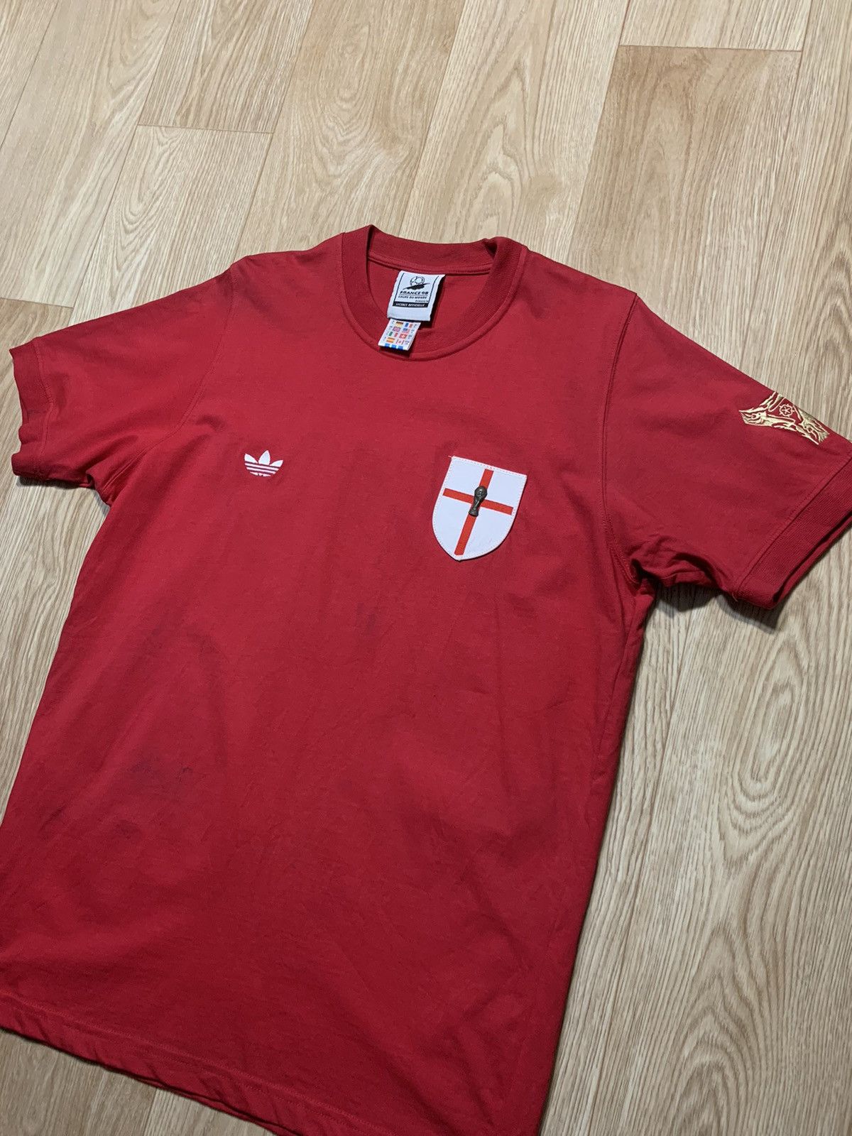 Adidas Vintage Adidas France 98 Coupe Du Monde T-Shirt Size US L / EU 52-54 / 3 - 2 Thumbnail