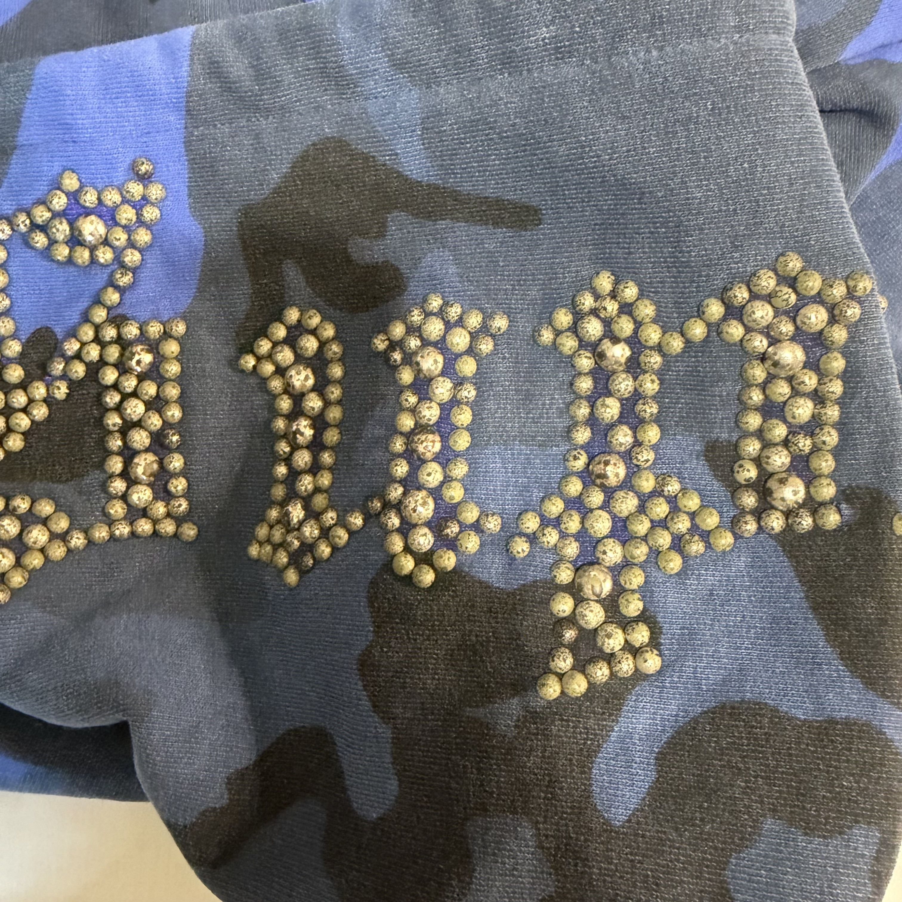 Supreme Overdyed Studded Hoodie Size US L / EU 52-54 / 3 - 12 Thumbnail