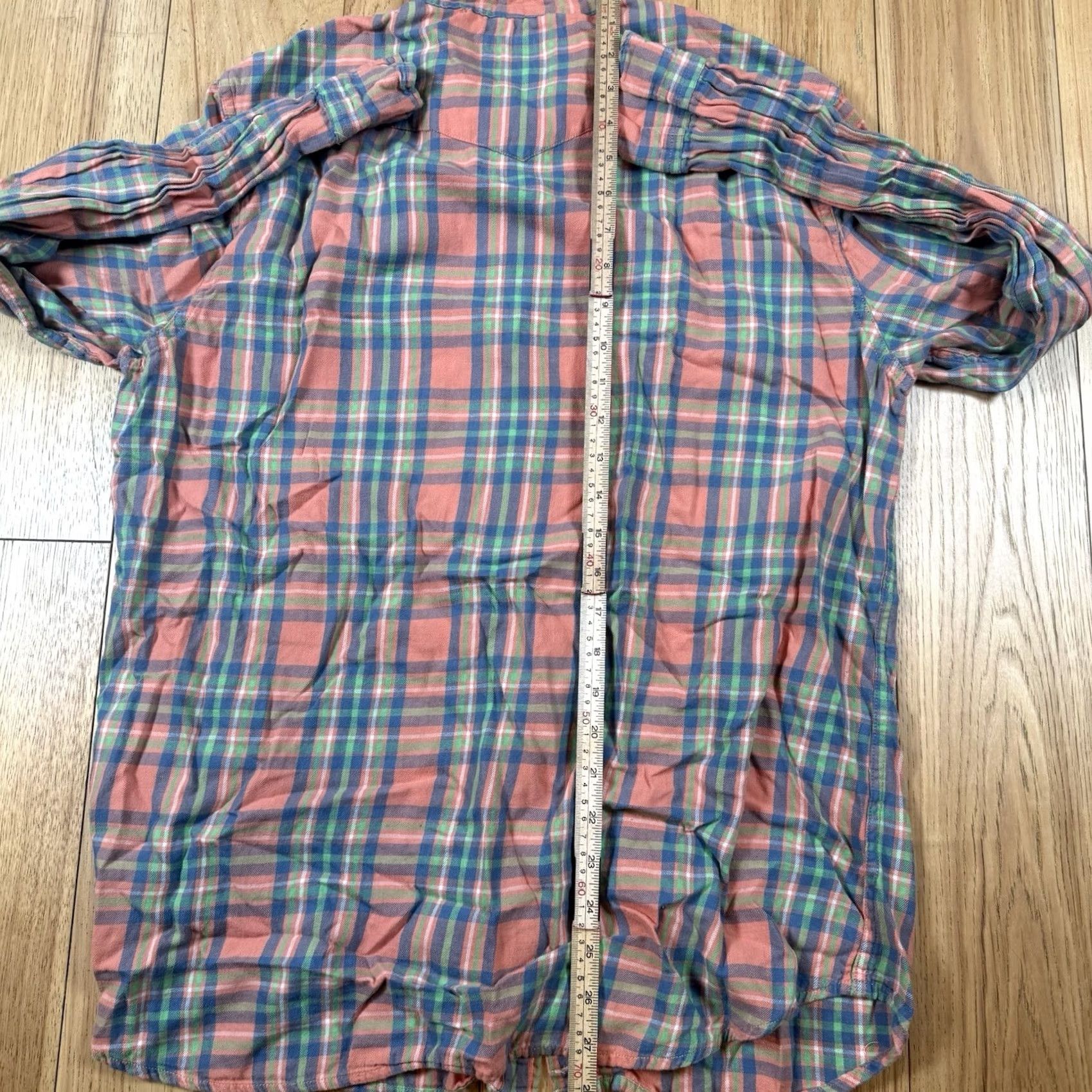 Polo Ralph Lauren Polo Ralph Lauren Mens Large Denim Supply Pearl Snap Button Flannel Shirt Size US L / EU 52-54 / 3 - 6 Thumbnail