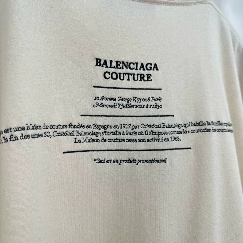 Balenciaga Balenciaga Embroidered monogram short sleeve Size US S / EU 44-46 / 1 - 5 Thumbnail