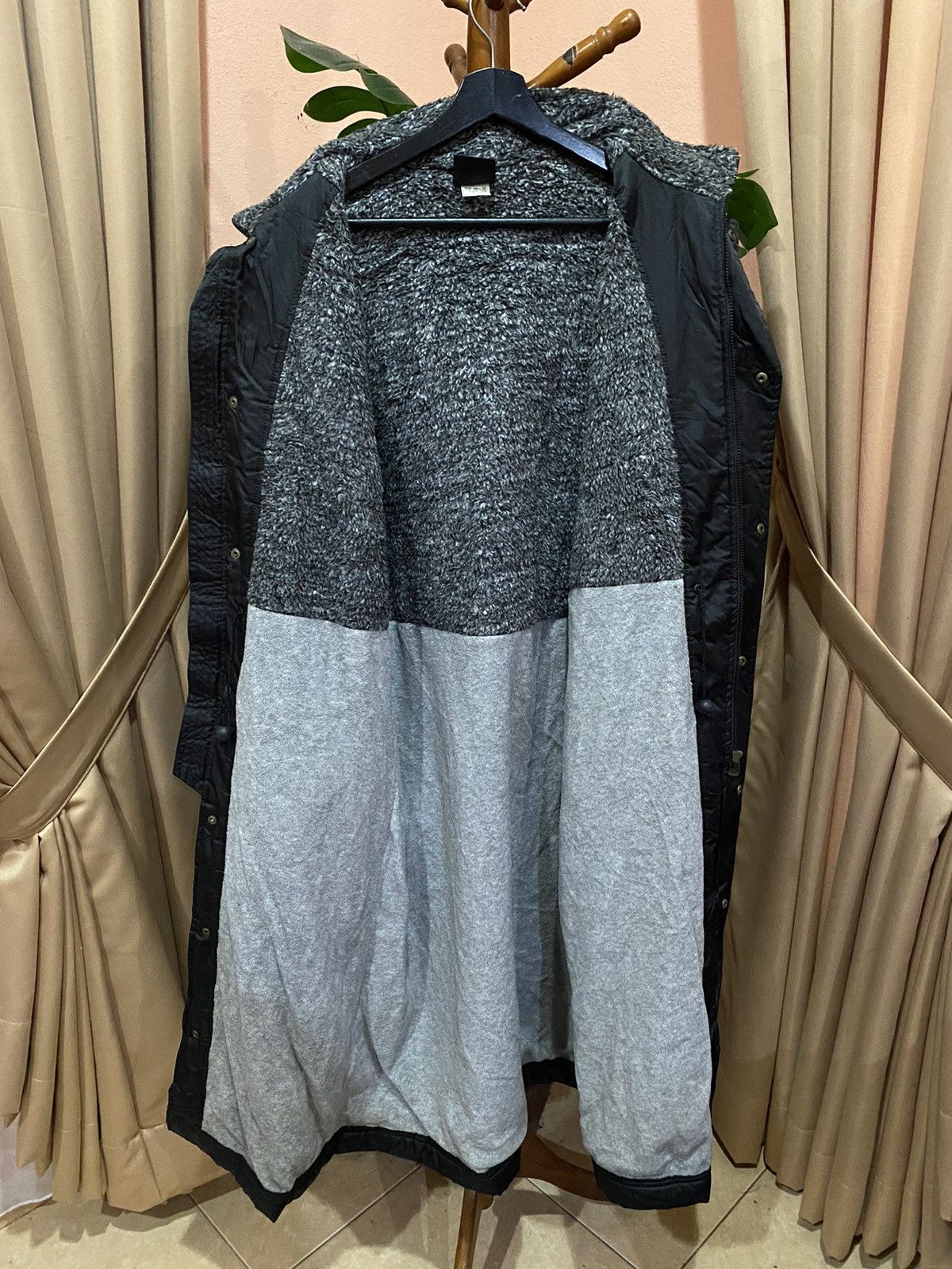 Kappa Kappa Black Long Parka Coat - Vintage with Sherpa Lining Size US L / EU 52-54 / 3 - 6 Thumbnail