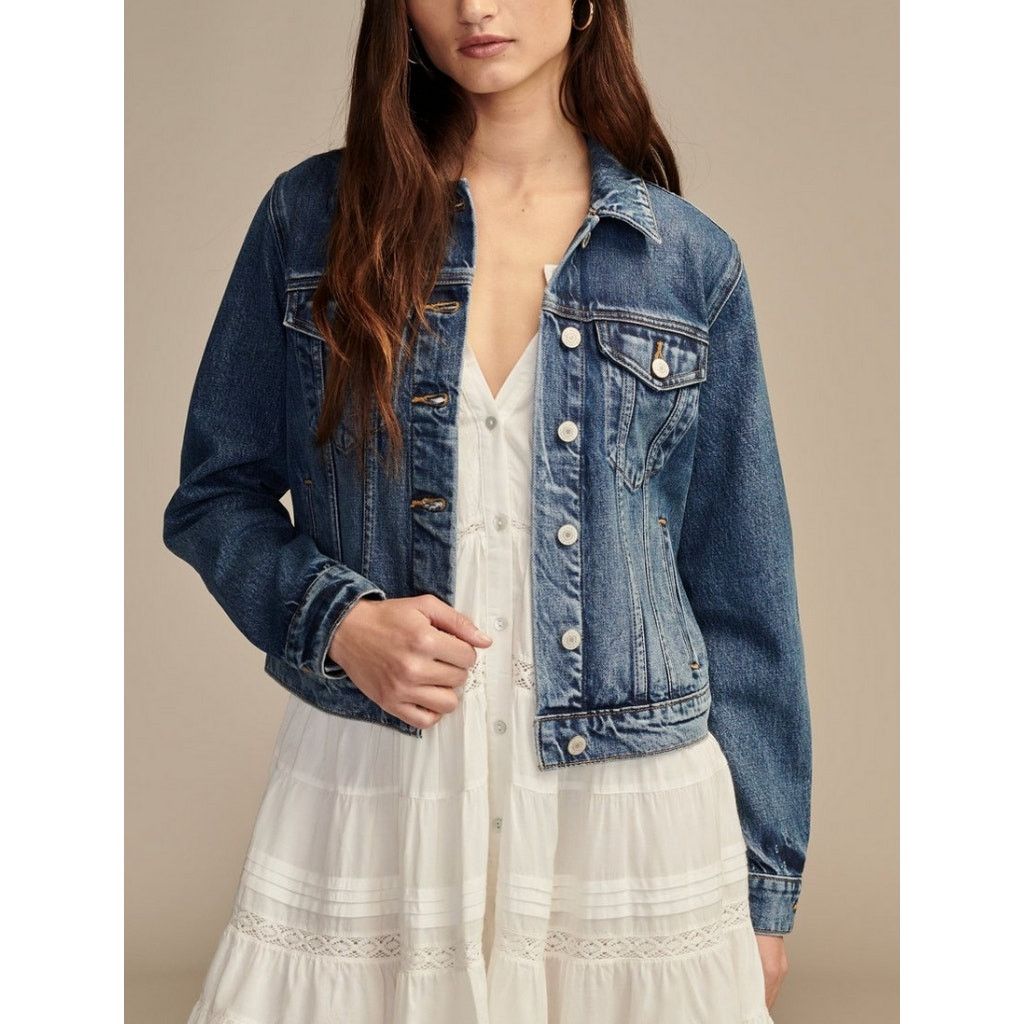 Lucky Brand Lucky Brand tomboy trucker small jean jacket Size S / US 4 / IT 40 - 5 Thumbnail