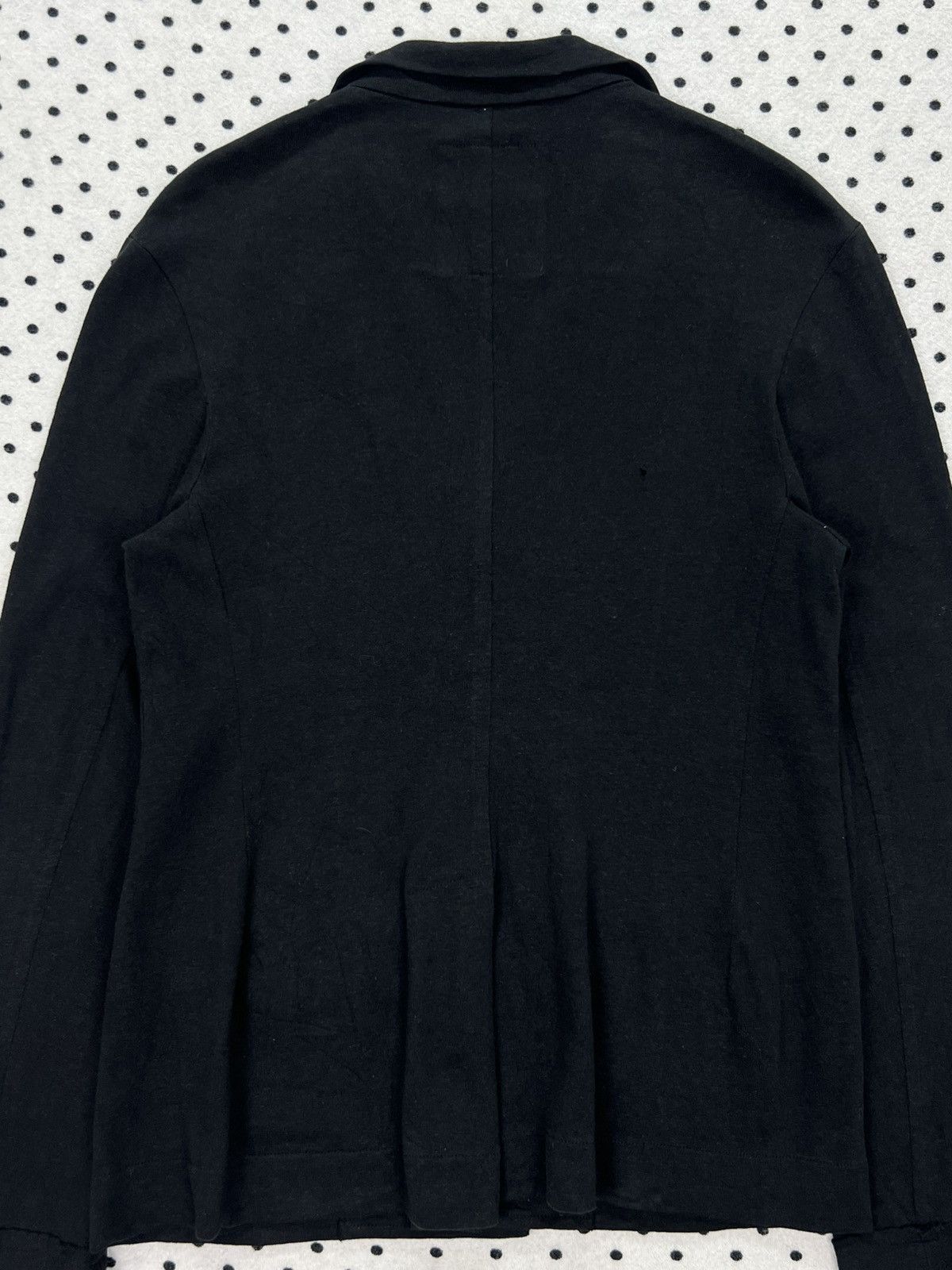 Yohji Yamamoto Y’s Yohji Yamamoto Snap Button Raw Edge Jacket Size S / US 4 / IT 40 - 4 Thumbnail
