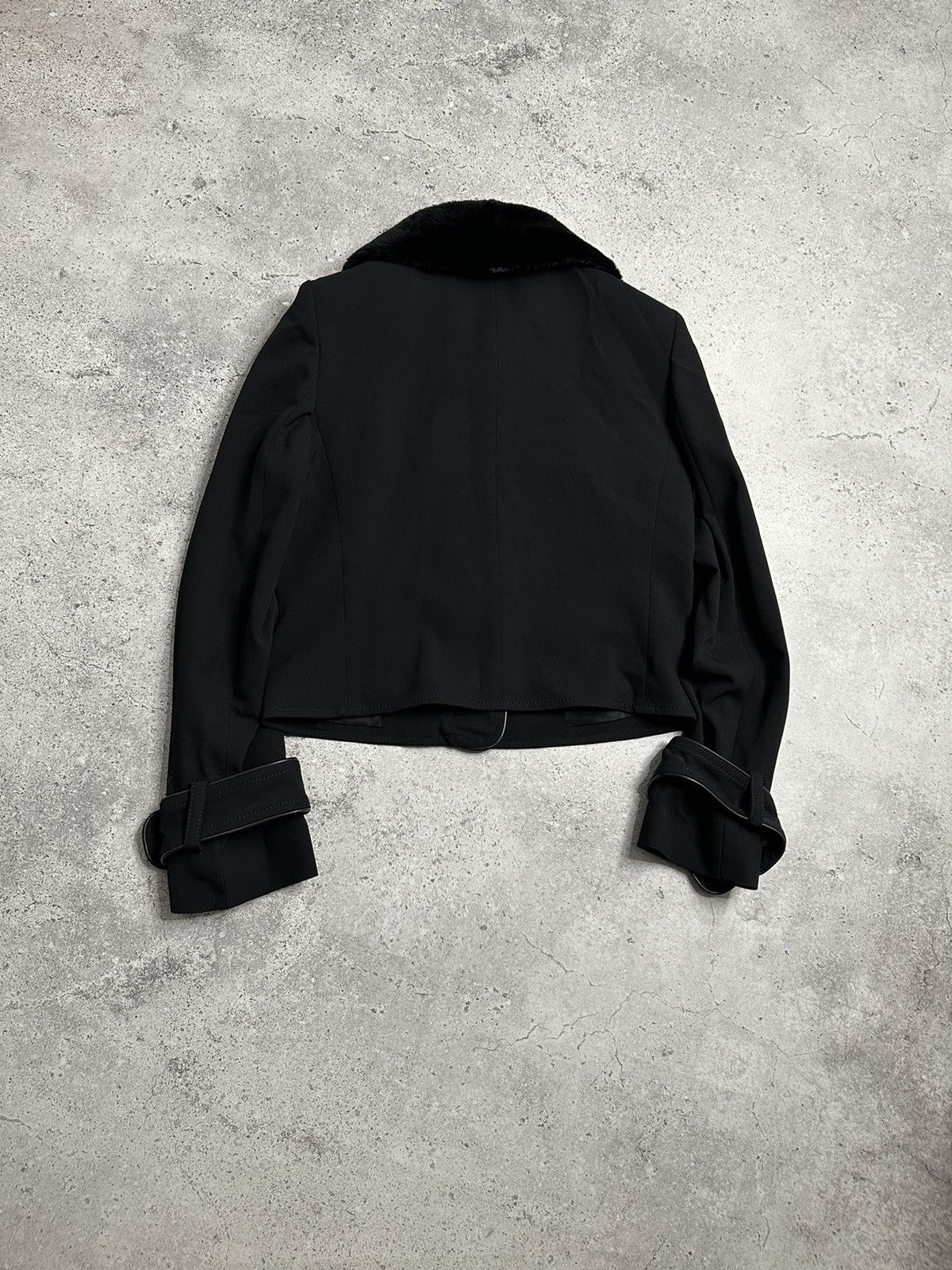 Iceberg Rare Y2K Iceberg By Gilmar Wool Jacket With A Fur Collar Size S / US 4 / IT 40 - 11 Thumbnail