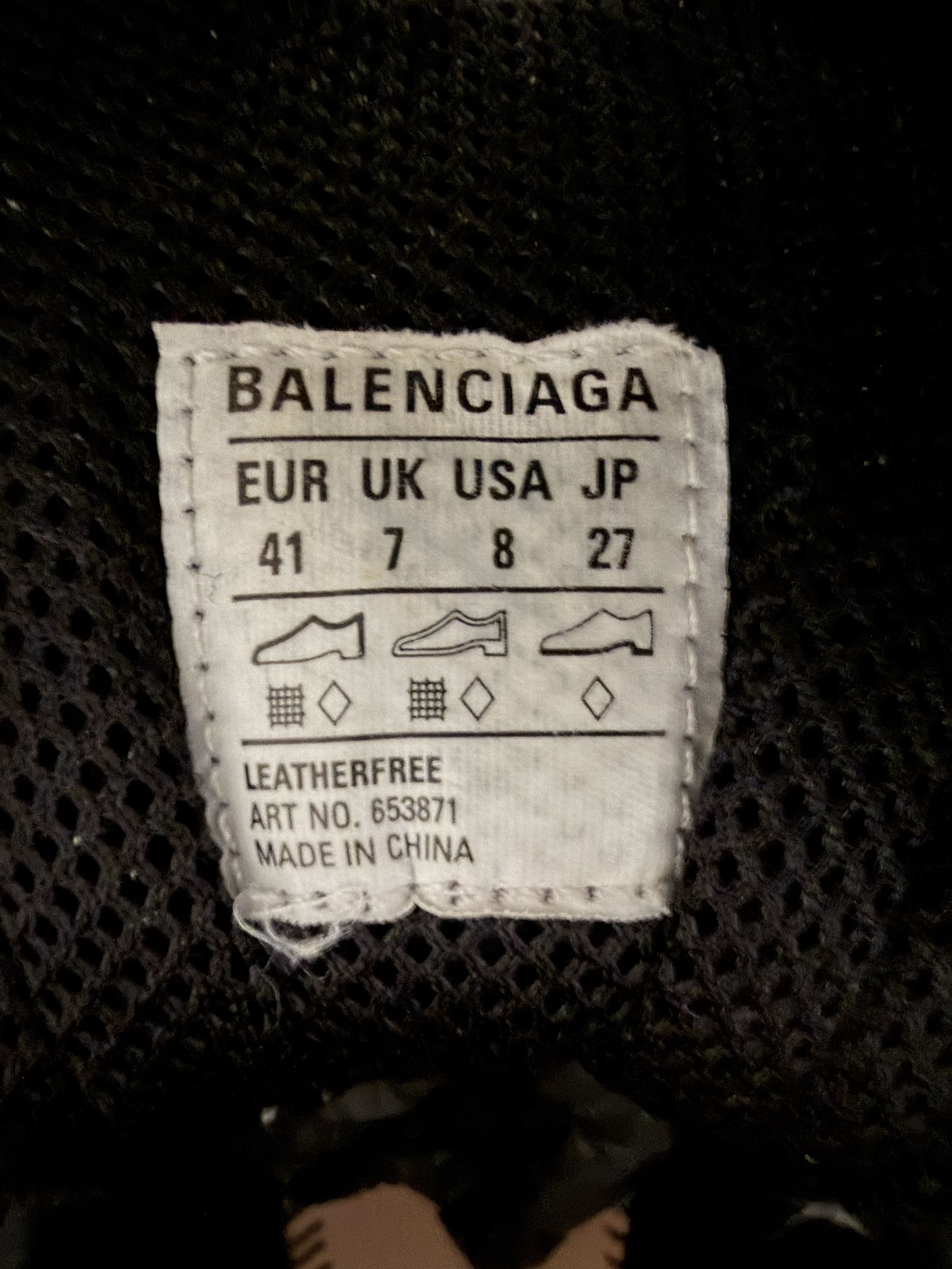 Balenciaga Suspended Heel Black Mesh Sneakers Size US 8 / EU 41 - 11 Thumbnail