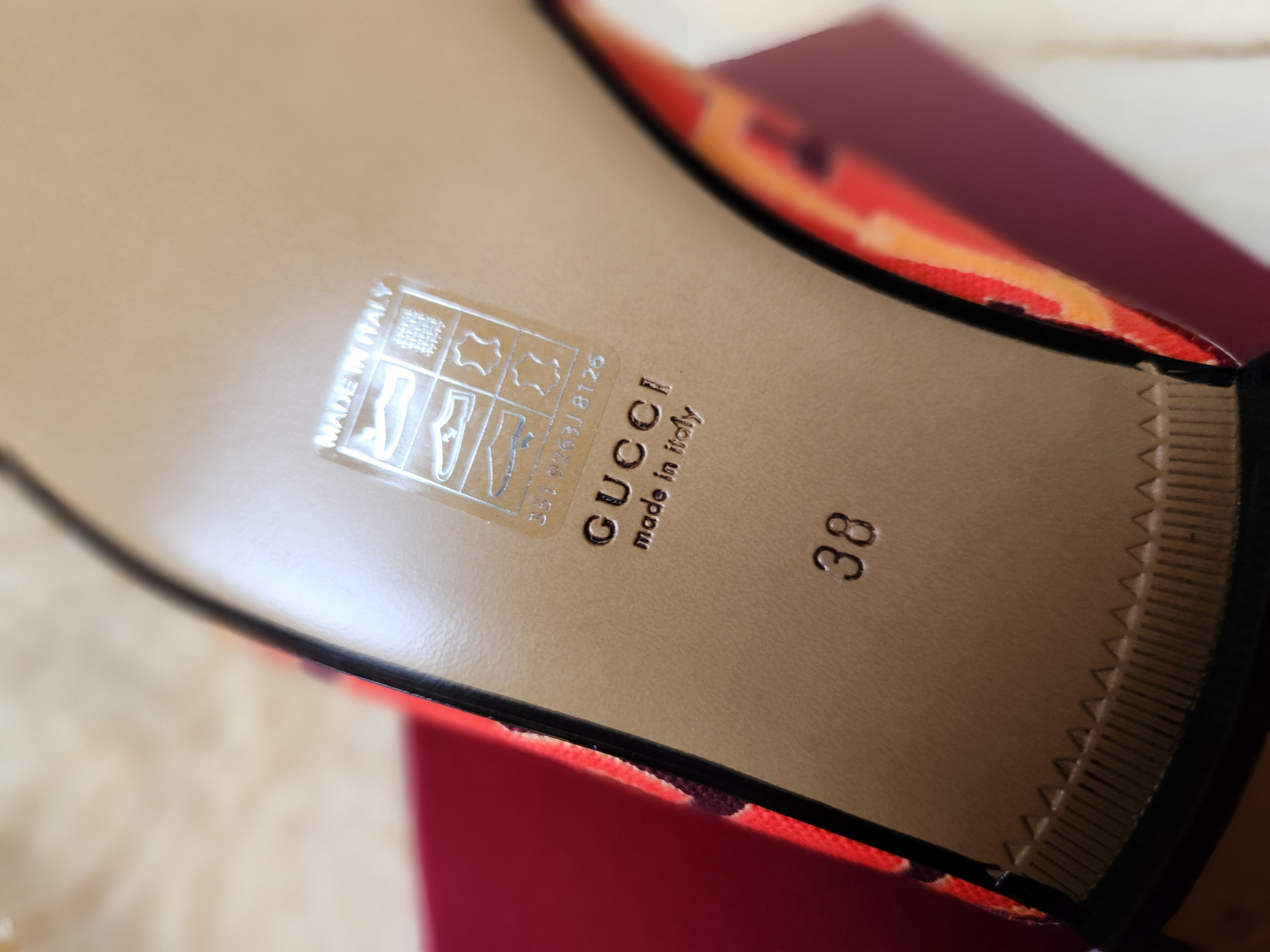 Gucci NIB Gucci Princetown orange leather horsebit mules IT 38 Size US 8 / IT 38 - 7 Thumbnail