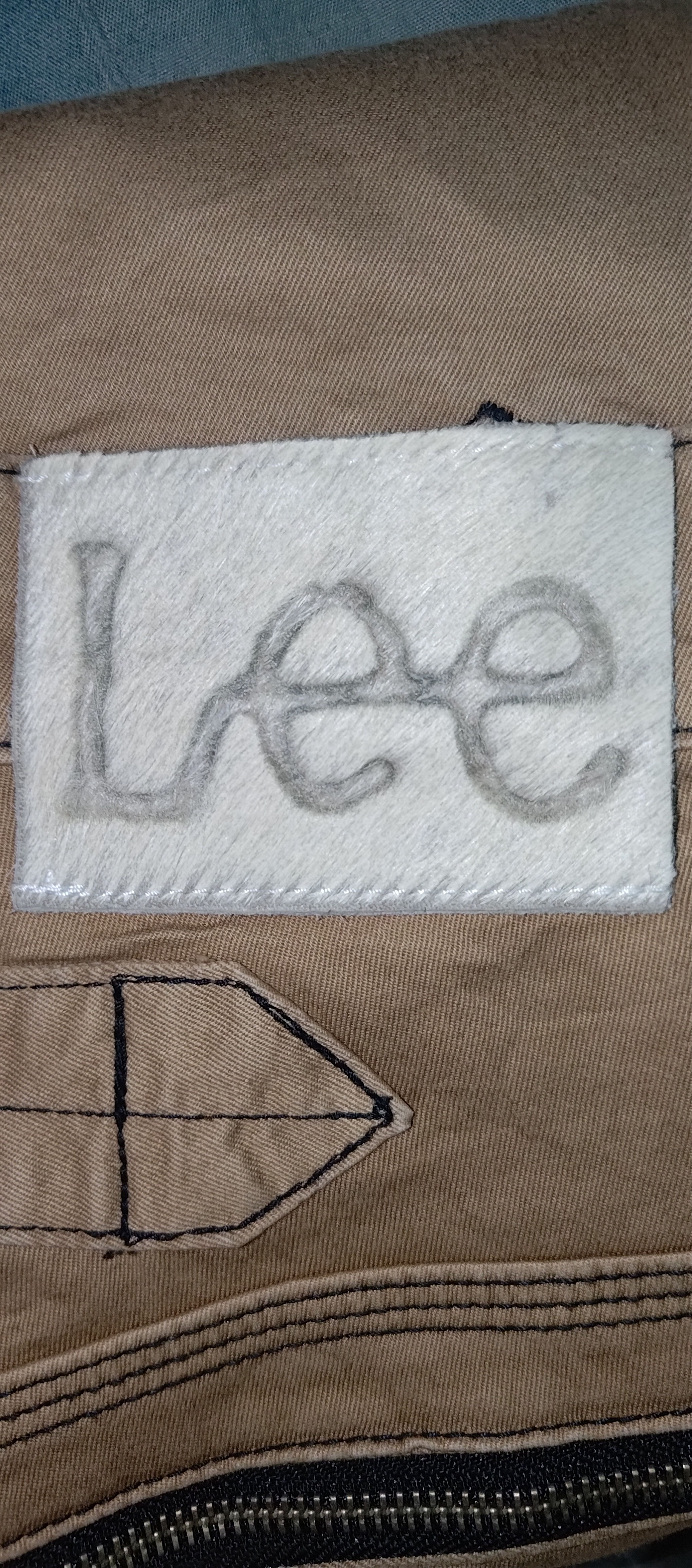 Lee Lee Cowboy Double Knee Straight Leg Buckle Back Pant Size US 40 / EU 56 - 9 Thumbnail