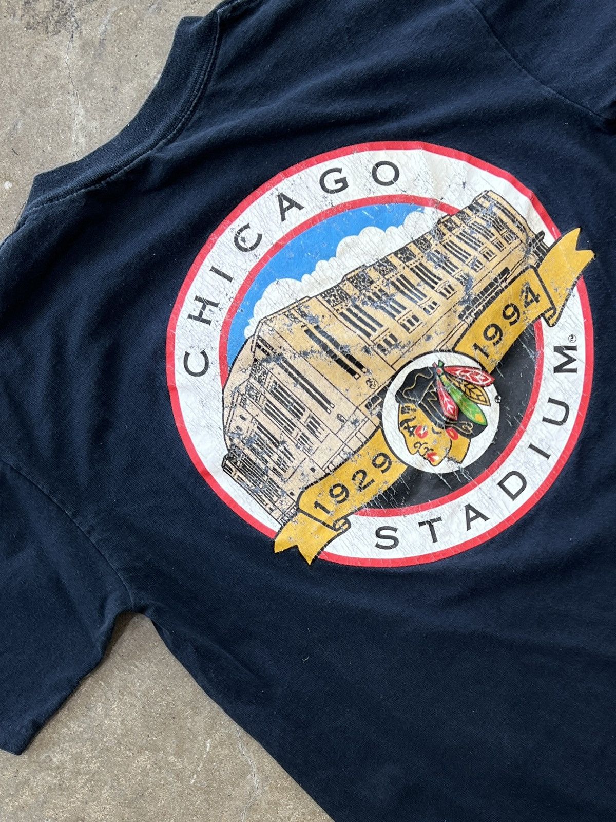 NHL Vintage 1994 NHL Chicago Blackhawks Roar Hockey Tee Medium Size US M / EU 48-50 / 2 - 1 Thumbnail