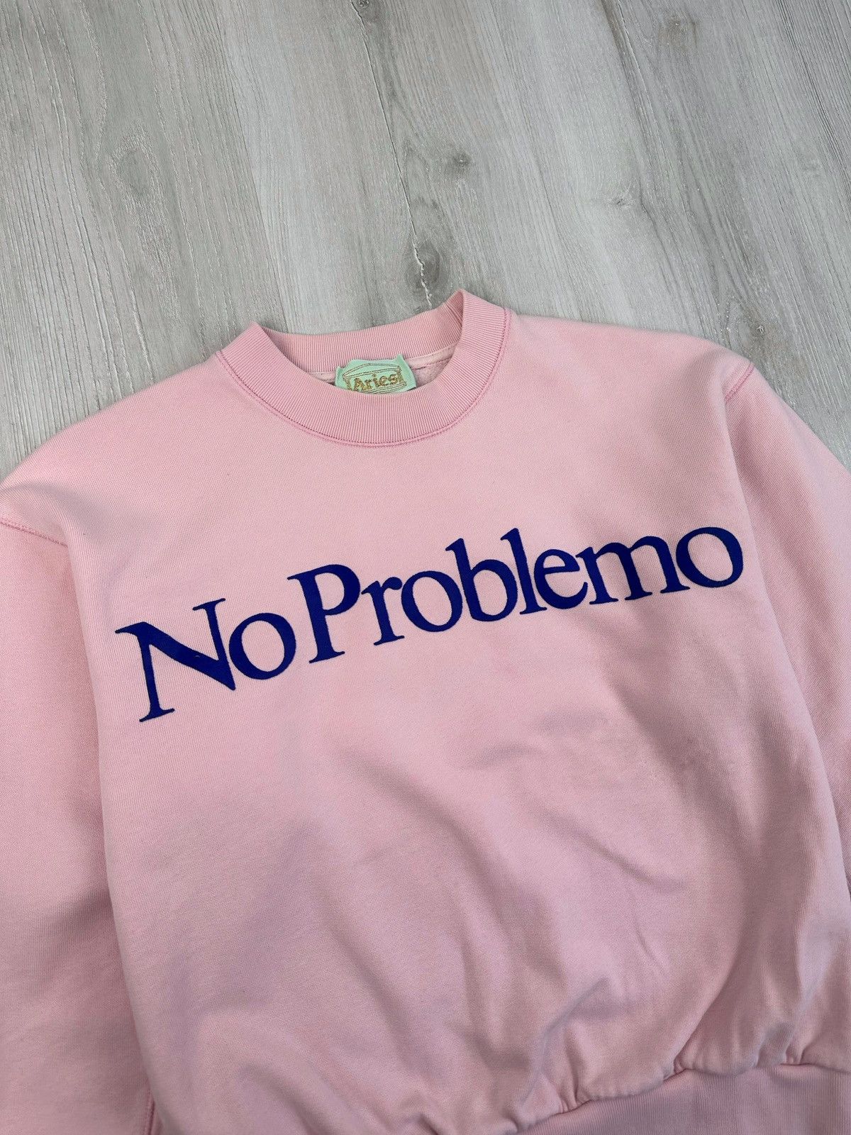 Aries Aries No Problemo Crewneck Sweatshirt Size XS / US 0-2 / IT 36-38 - 2 Thumbnail