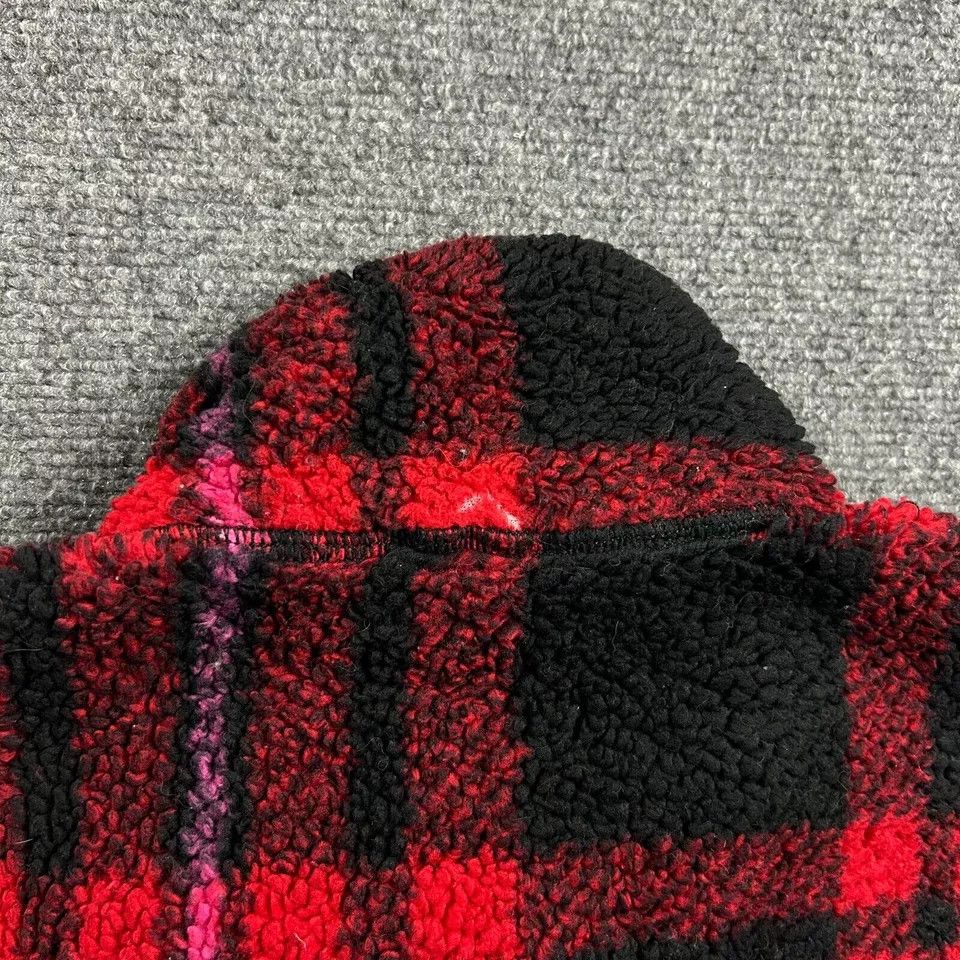 Chaps Chaps 1/4 Zip Pullover Womens Medium Plaid Fleece Sweatshirt Size M / US 6-8 / IT 42-44 - 7 Thumbnail
