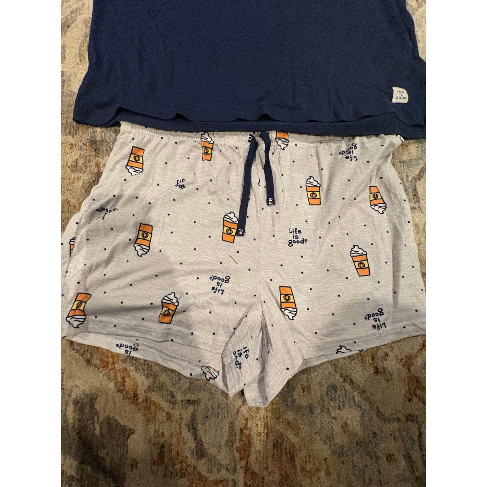 Life is Good Life is Good Women’s Pajama Set Coffee Size L Size L / US 10 / IT 46 - 5 Thumbnail