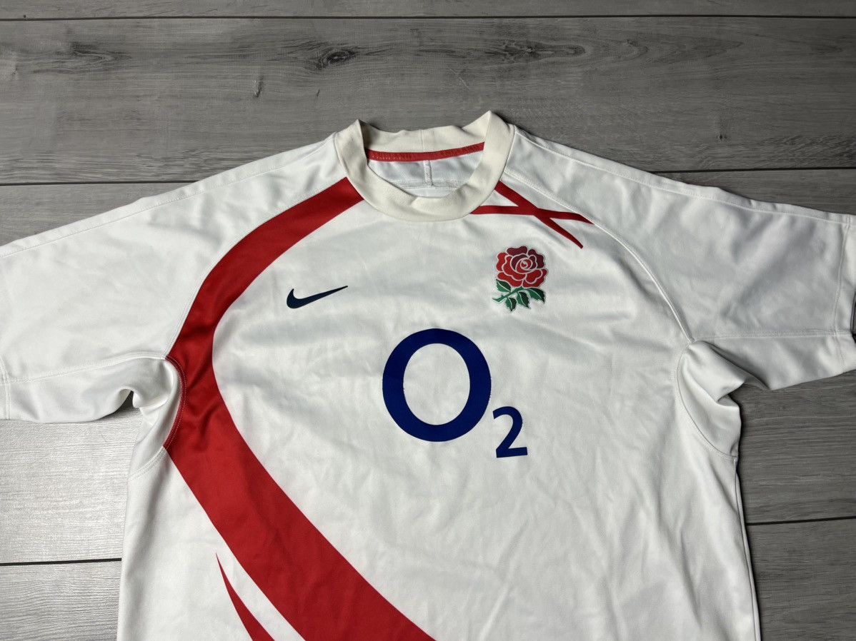 Nike NIKE MEN'S RUGBY UNION ENGLAND 2007/2009 HOME SHIRT JERSEY Size US XL / EU 56 / 4 - 3 Thumbnail
