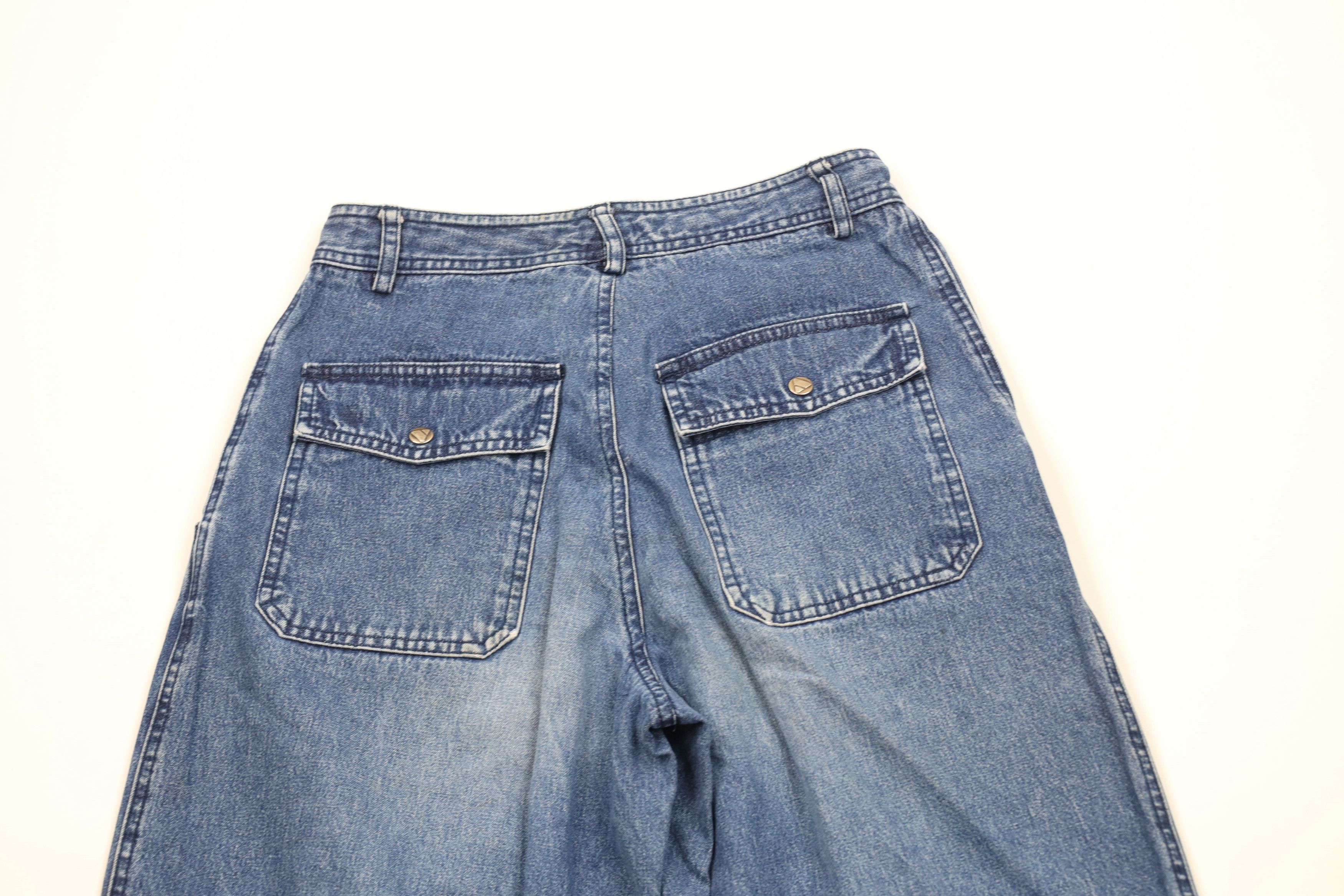 Vintage Vintage 90s Streetwear High Waisted Pleated Tapered Jeans Size 28" / US 6 / IT 42 - 10 Thumbnail
