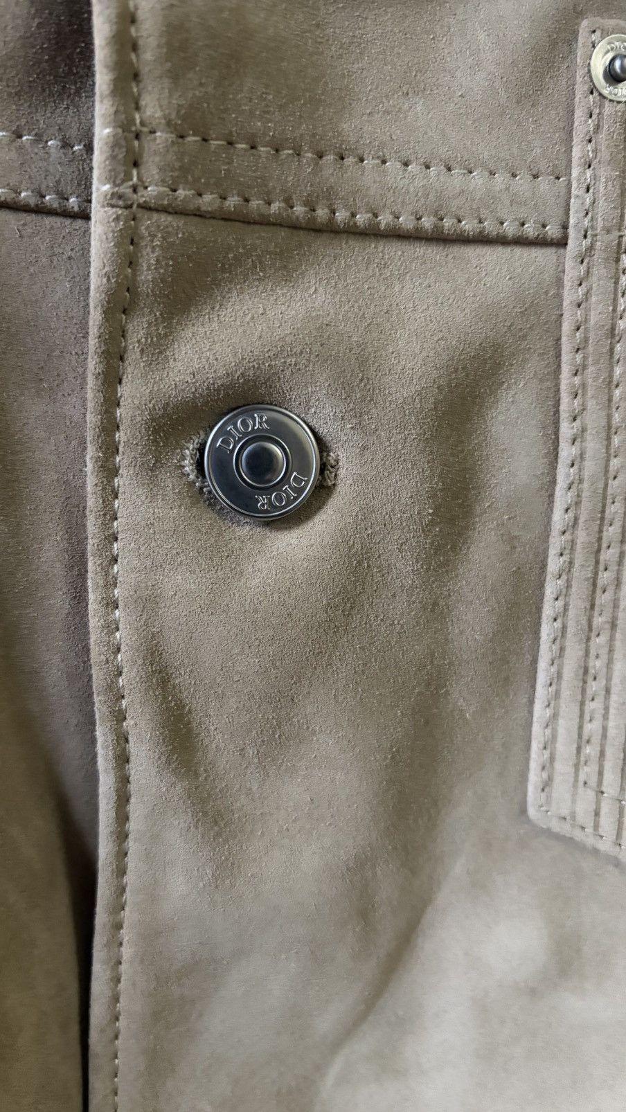 Dior Christian Dior Beige Suede Jacket Size US S / EU 44-46 / 1 - 7 Thumbnail