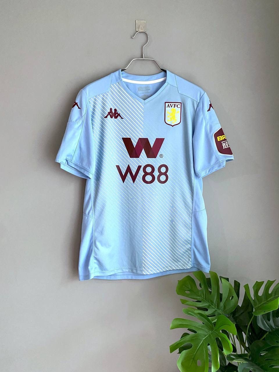 Kappa FC Aston Villa 2019/20 Away Football Shirt Soccer Jersey, M Size US M / EU 48-50 / 2 - 1 Thumbnail