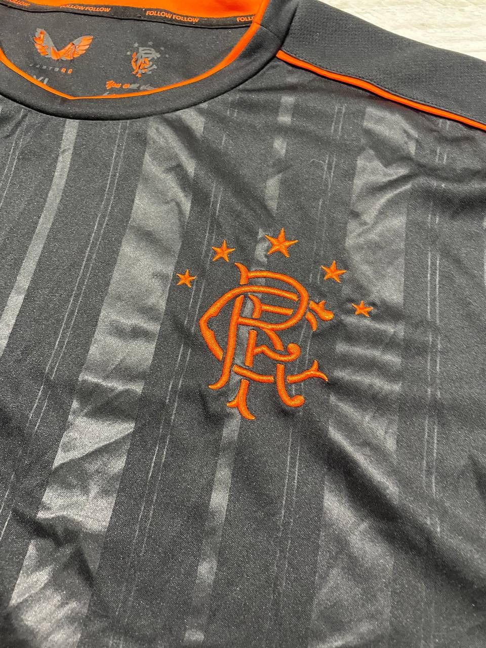 Castore Glasgow Rangers 2020 2021 Third Football Shirt Soccer Jersey Size US XL / EU 56 / 4 - 7 Thumbnail