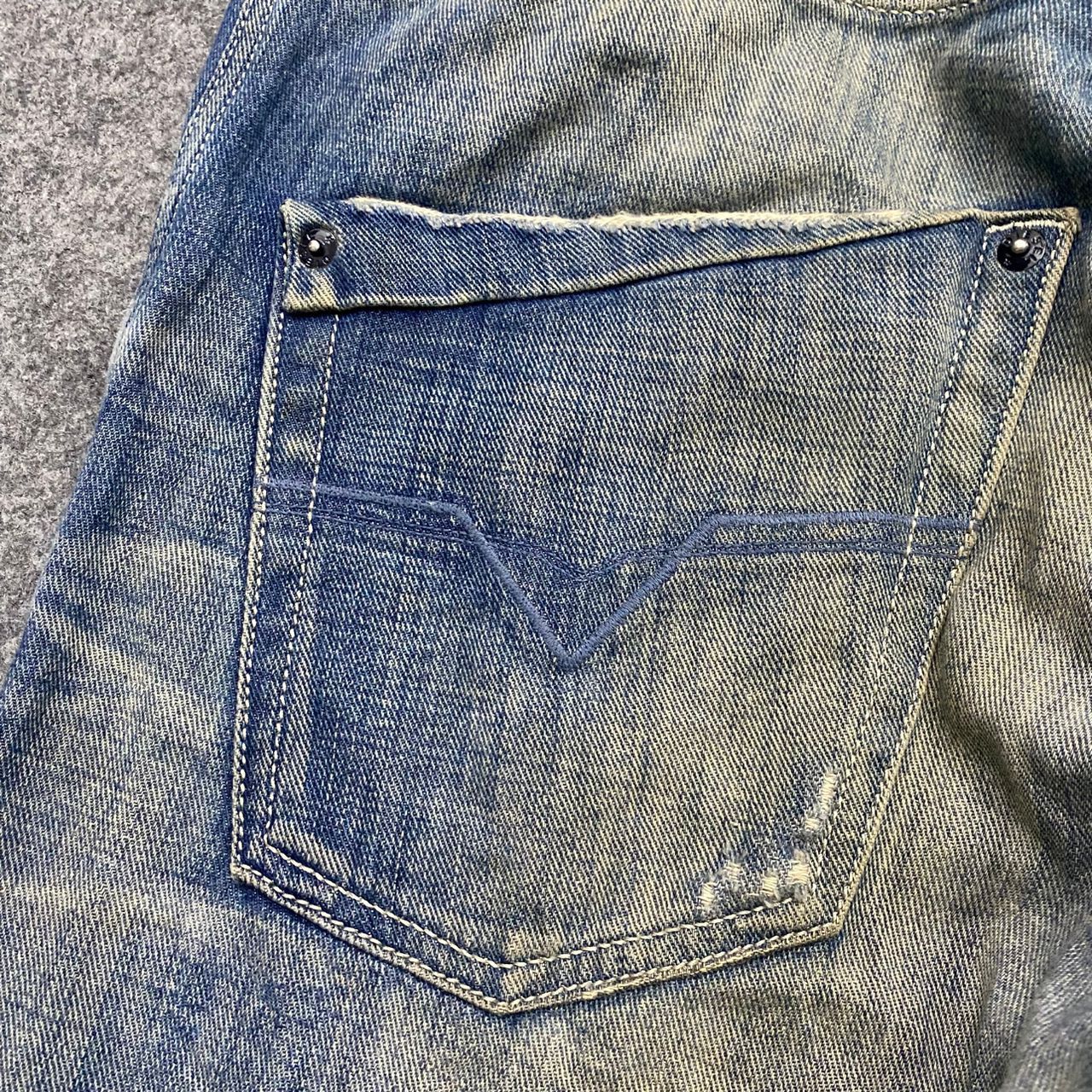 Diesel 💥Best Offer💥Vintage Diesel Industry Distressed Denim Size US 34 / EU 50 - 15 Thumbnail