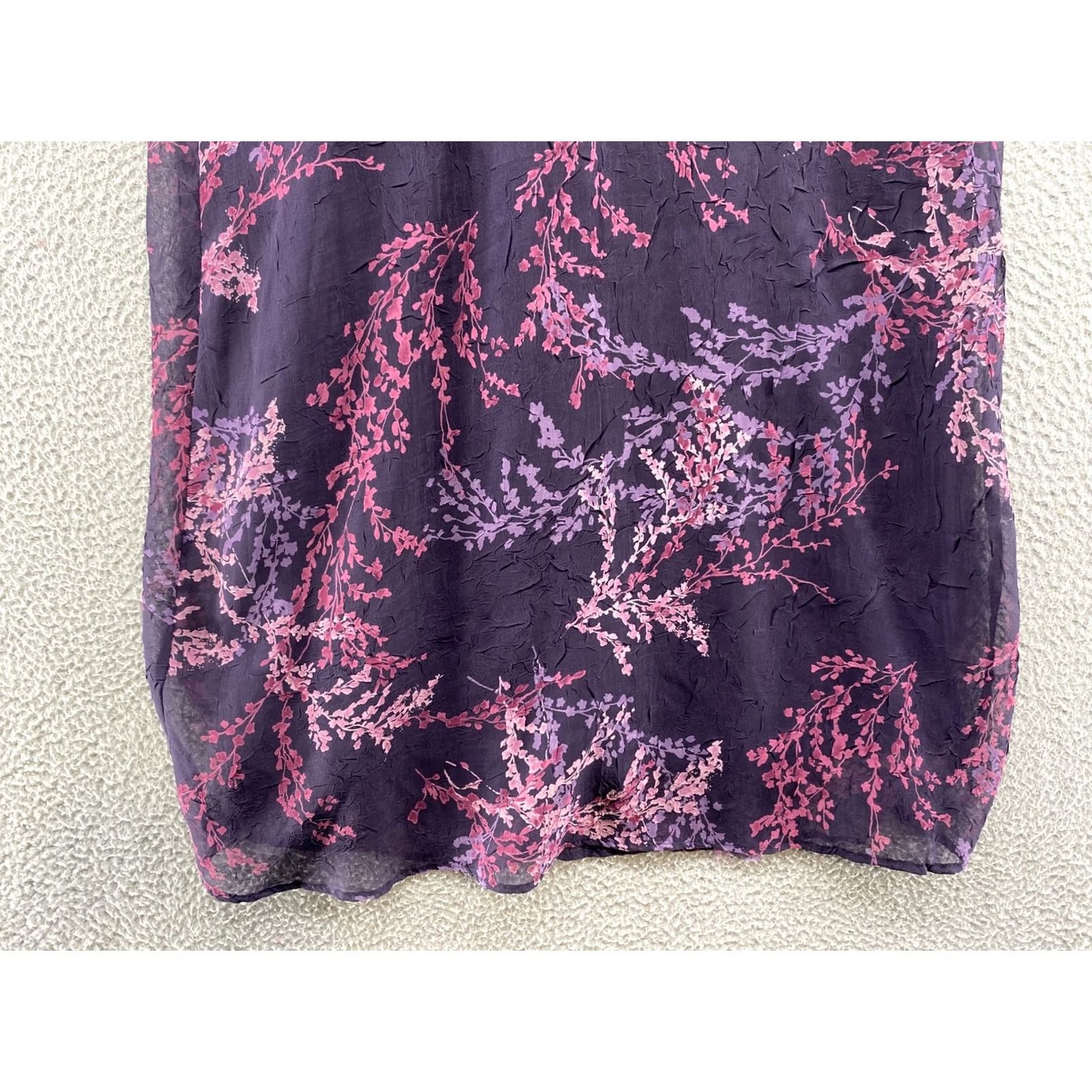 Vintage VINTAGE Dress Barn Pull On A Line Long Lined Floral Skirt Size 6 USA Made Size 28" / US 6 / IT 42 - 2 Thumbnail
