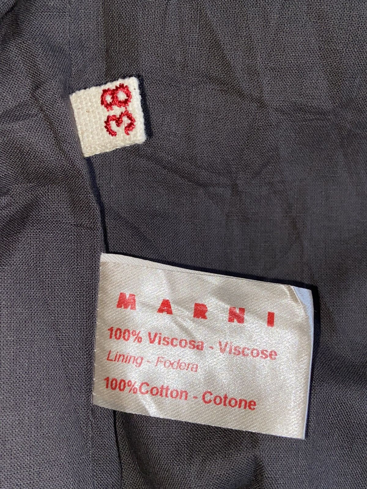 Marni MARNI Grey Long Sleeve T-Shirt Size S / US 4 / IT 40 - 6 Thumbnail