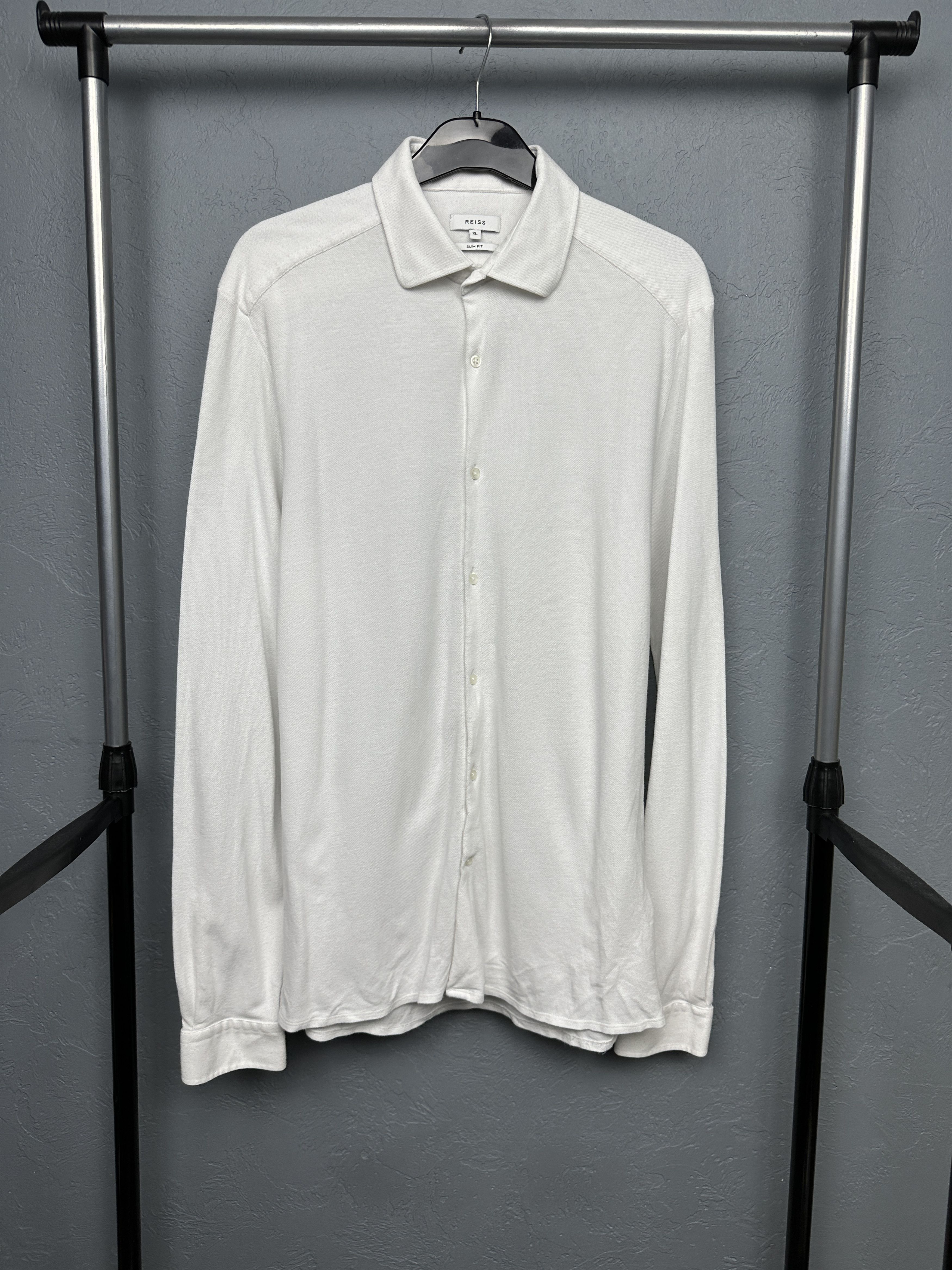 Reiss Reiss Mens Long Sleeve Polo Shirt Size US XL / EU 56 / 4 - 1 Thumbnail