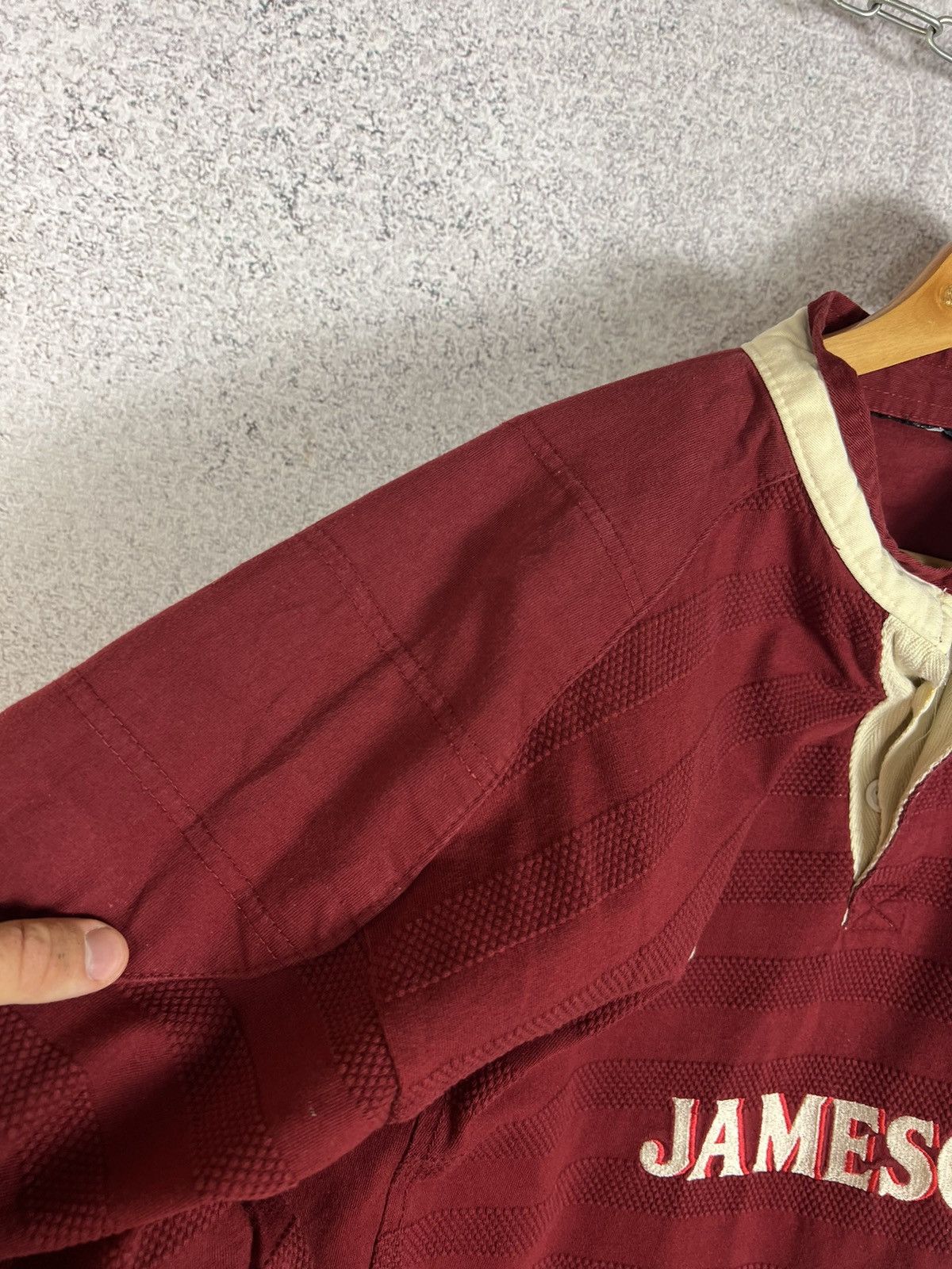 Jameson Irish Whiskey Vintage Jameson Irish Whiskey Rugby Polo Shirt Size US XL / EU 56 / 4 - 11 Thumbnail