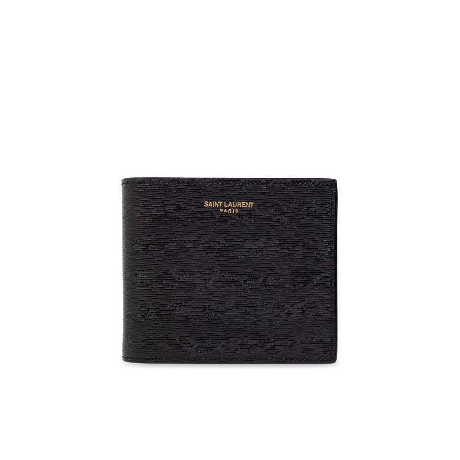 Saint Laurent Paris SAINT LAURENT Black Leather Wallet New & Authentic Size ONE SIZE - 1 Thumbnail