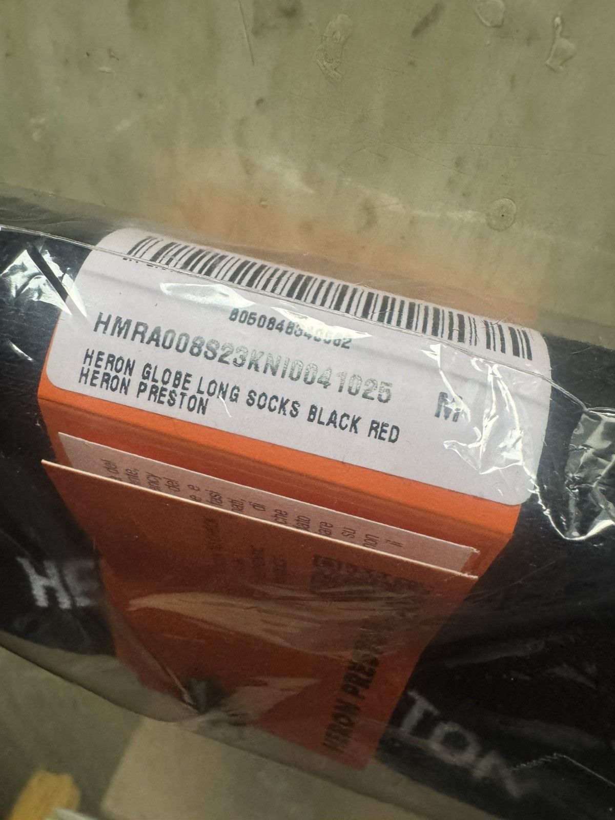 Heron Preston Heron Preston Globe Logo Crew Socks in Black (MEDIUM) Size ONE SIZE - 11 Thumbnail
