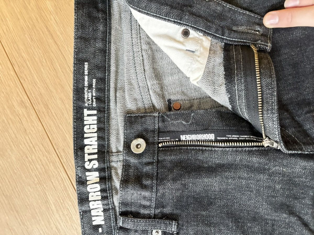 Neighborhood Neighborhood Narrow Straight Raw Selvedge Jeans Size US 30 / EU 46 - 4 Thumbnail