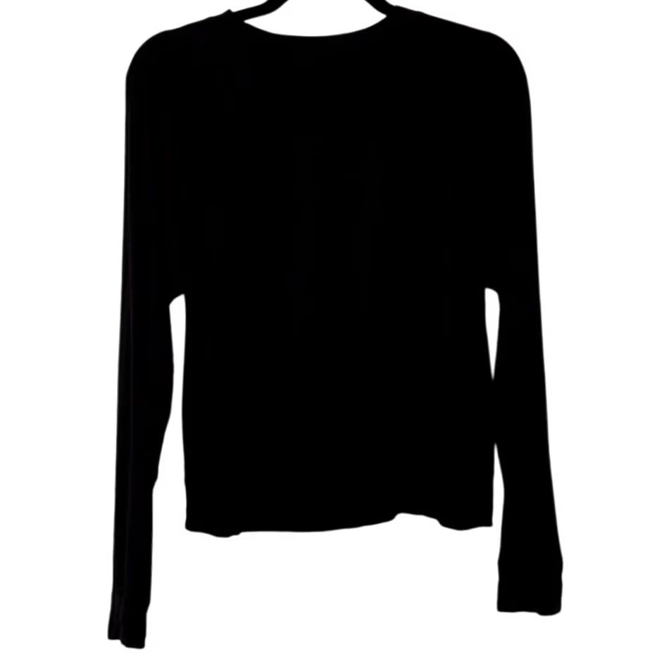 Vintage LIVELY Black Women's Shirt Sweater Pullover Crewneck Long Sleeve Relaxed Fit M Size M / US 6-8 / IT 42-44 - 2 Thumbnail