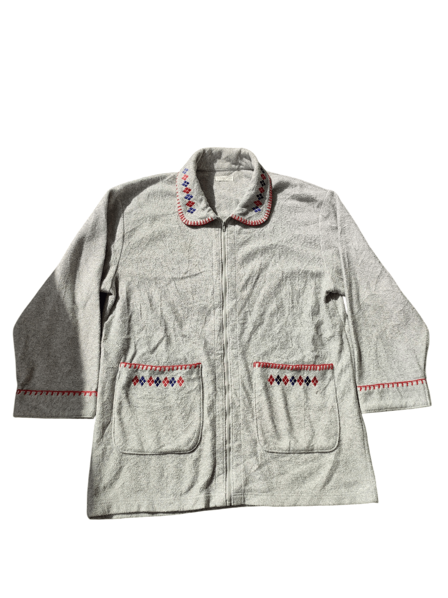 Japanese Brand 💥Vintage Un Jardin En Plus Paris Fleece Jacket Size US M / EU 48-50 / 2 - 1 Thumbnail