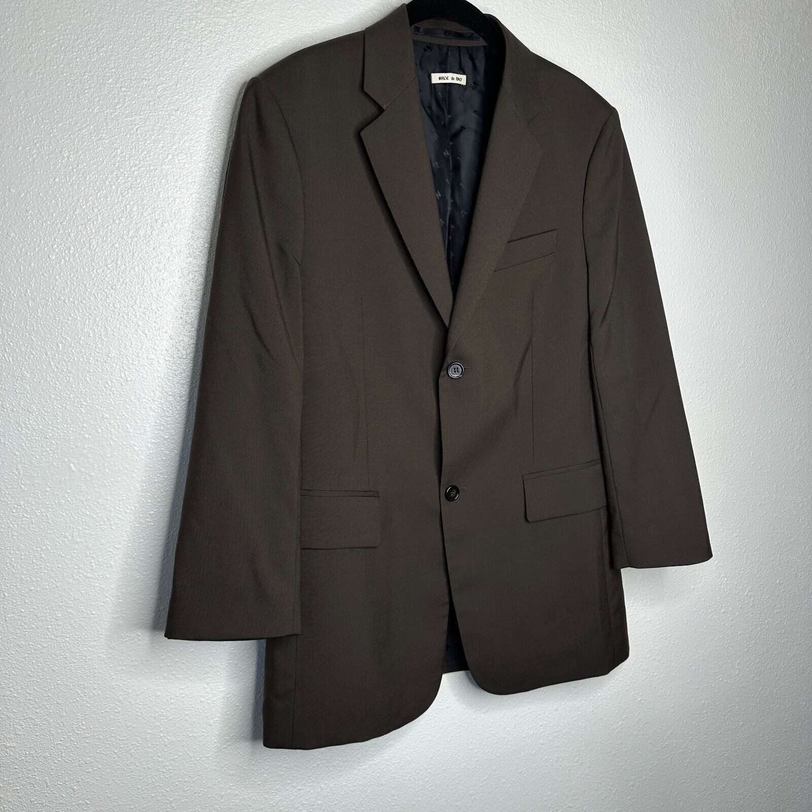 Marni Marni Brown Two Button Notched Collar Wool Blazer Jacket 44 Size US S / EU 44-46 / 1 - 6 Thumbnail