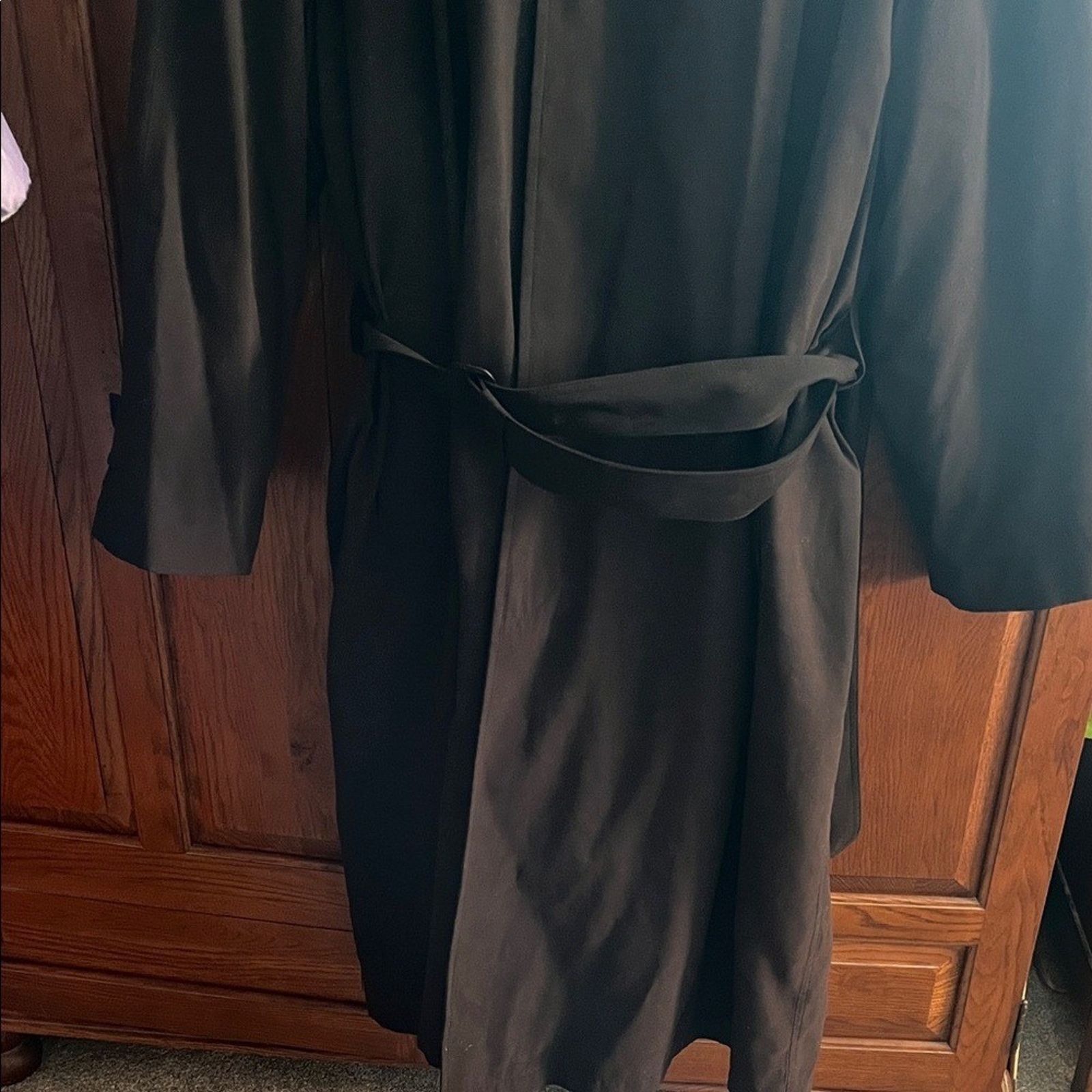 Chaps Chaps Men's Trench Coat Black 50R Weatherproof remove lining Size US XXL / EU 58 / 5 - 5 Thumbnail