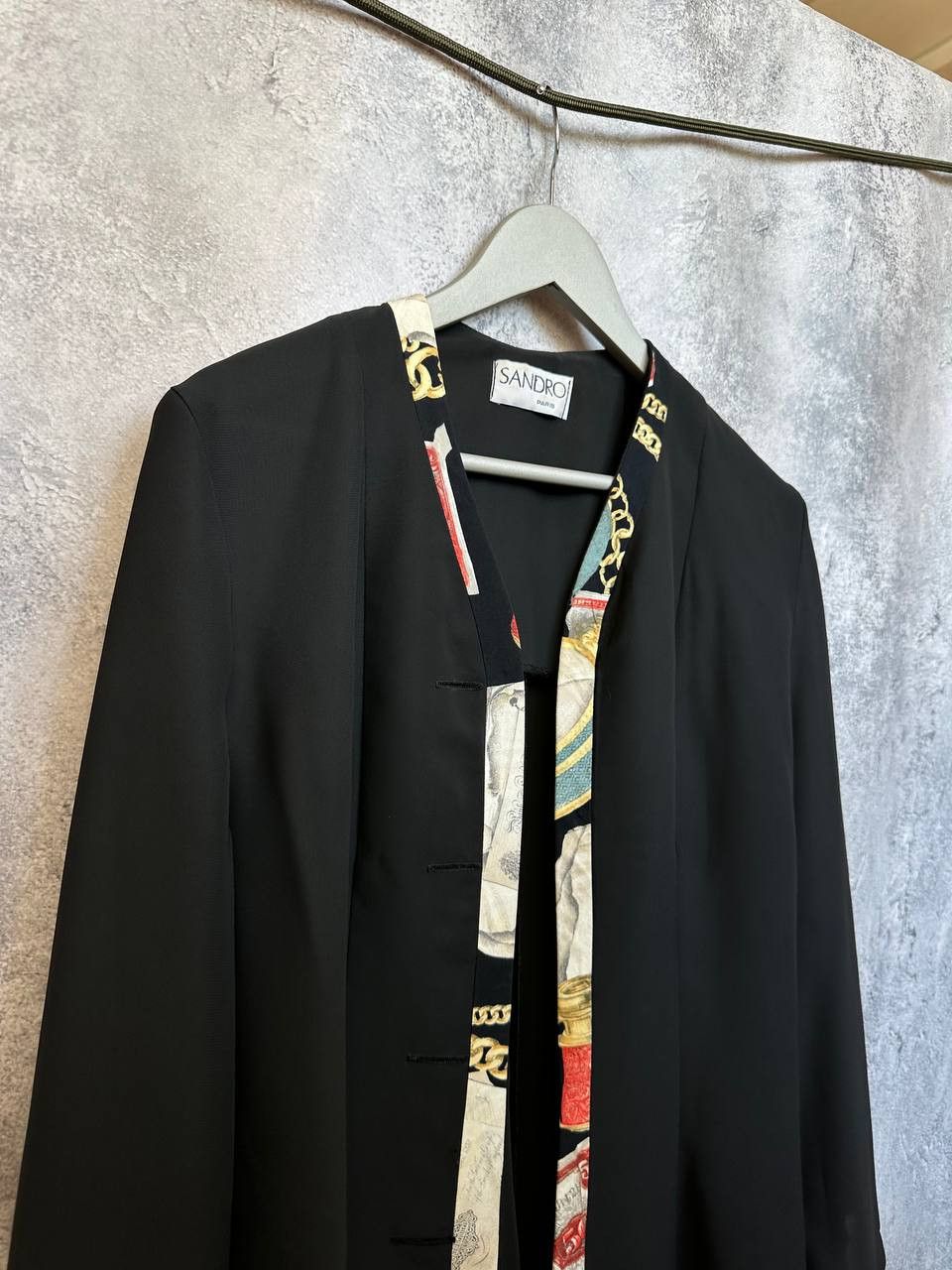 Sandro Sandro Paris Archive Vintage Long Cardigan Kimono Baroque Size M / US 6-8 / IT 42-44 - 4 Thumbnail
