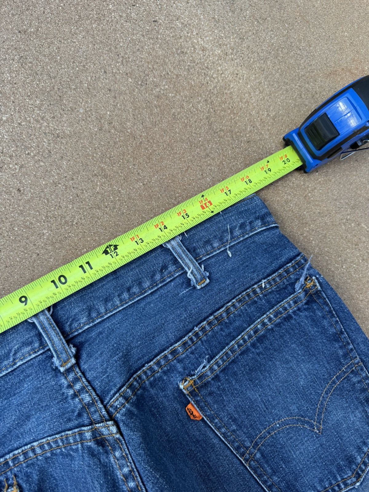 Levi's Vtg 70’s Levi’s 684 Orange Tab Bellbottom Flare Jeans 36x28 Size US 36 / EU 52 - 7 Thumbnail