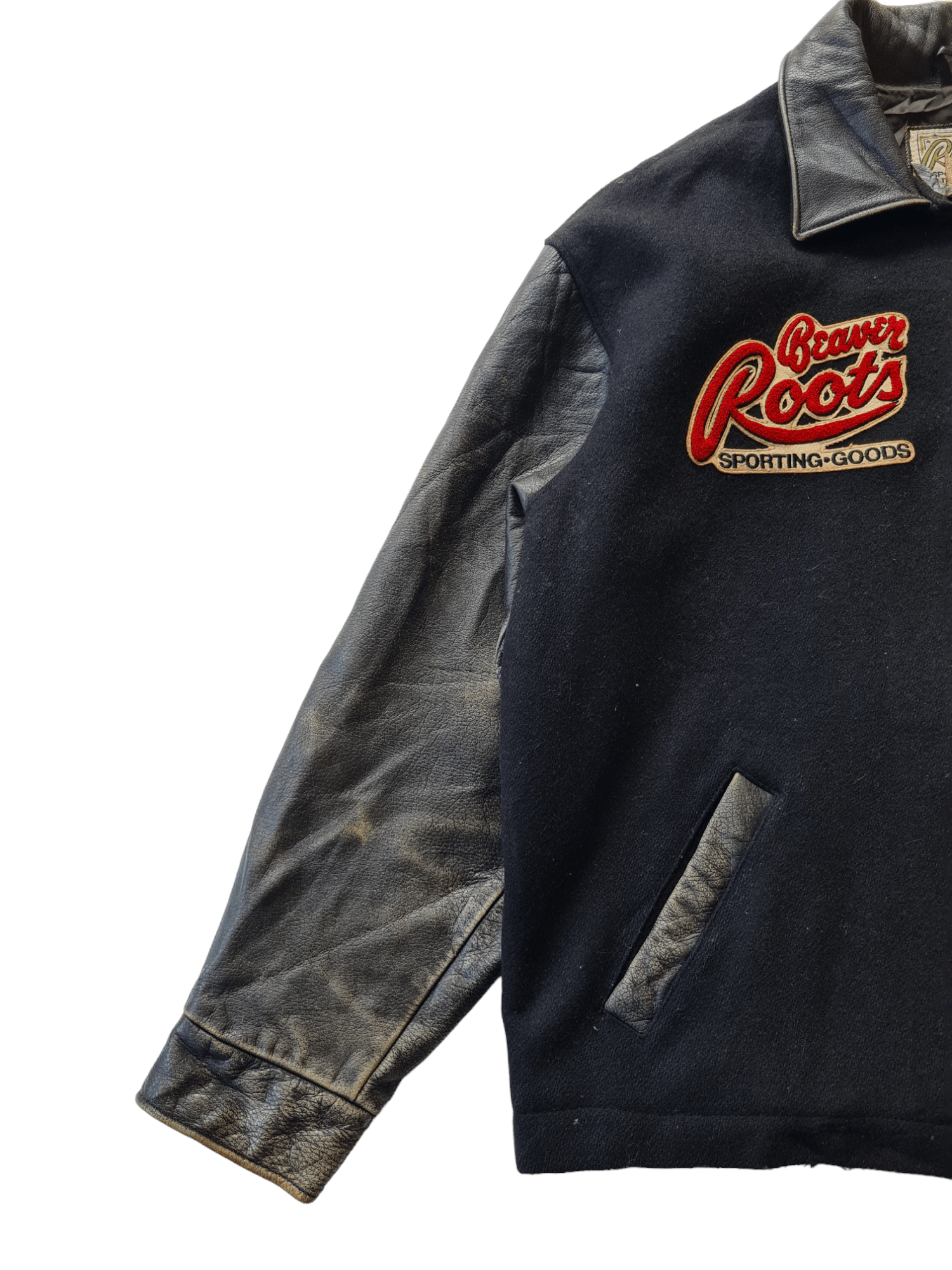 Roots Vtg Varsity Jacket Beaver Roots Canada Size US XL / EU 56 / 4 - 4 Thumbnail